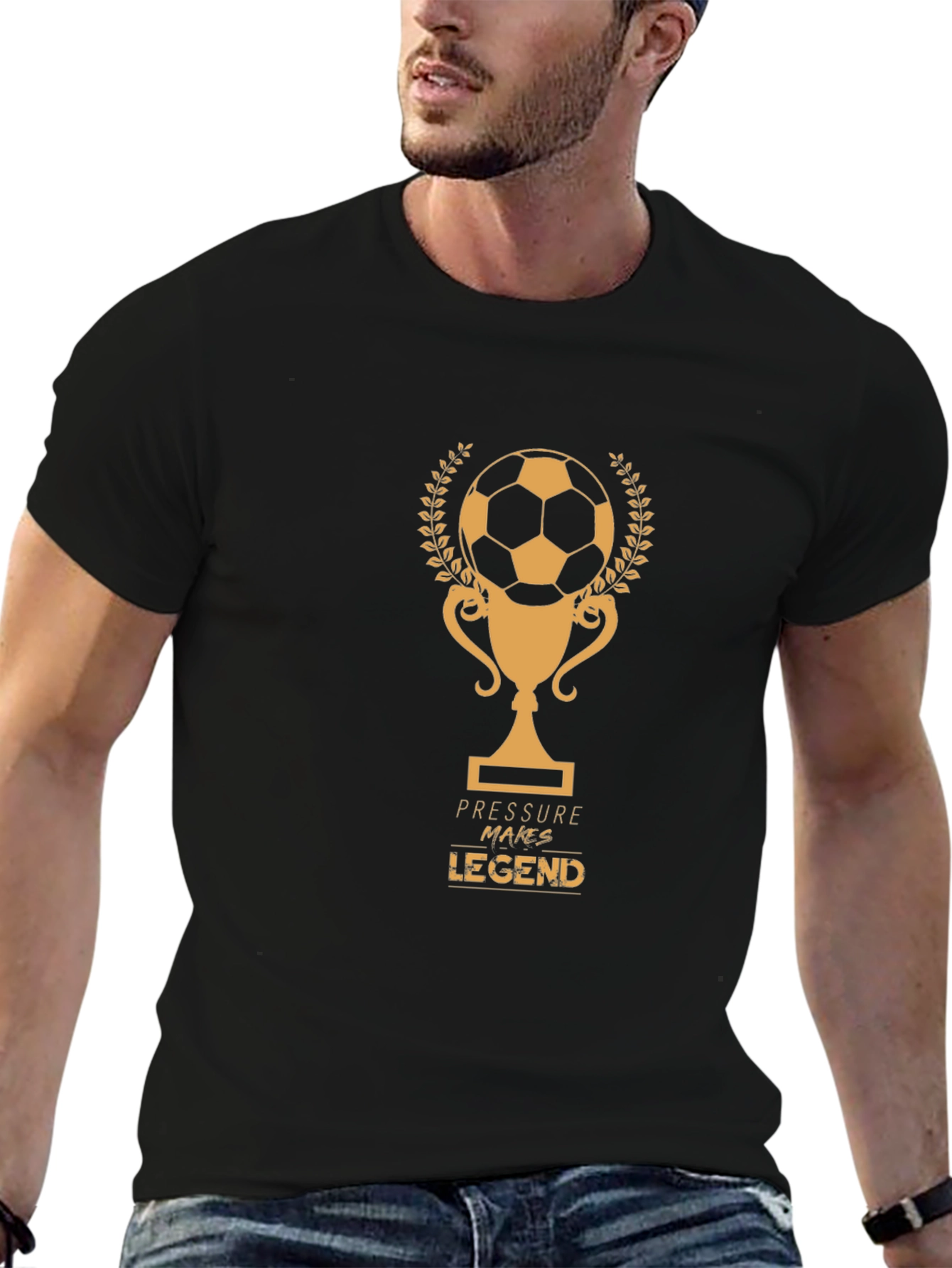 Pressure Makes Legend Soccer T-Shirt