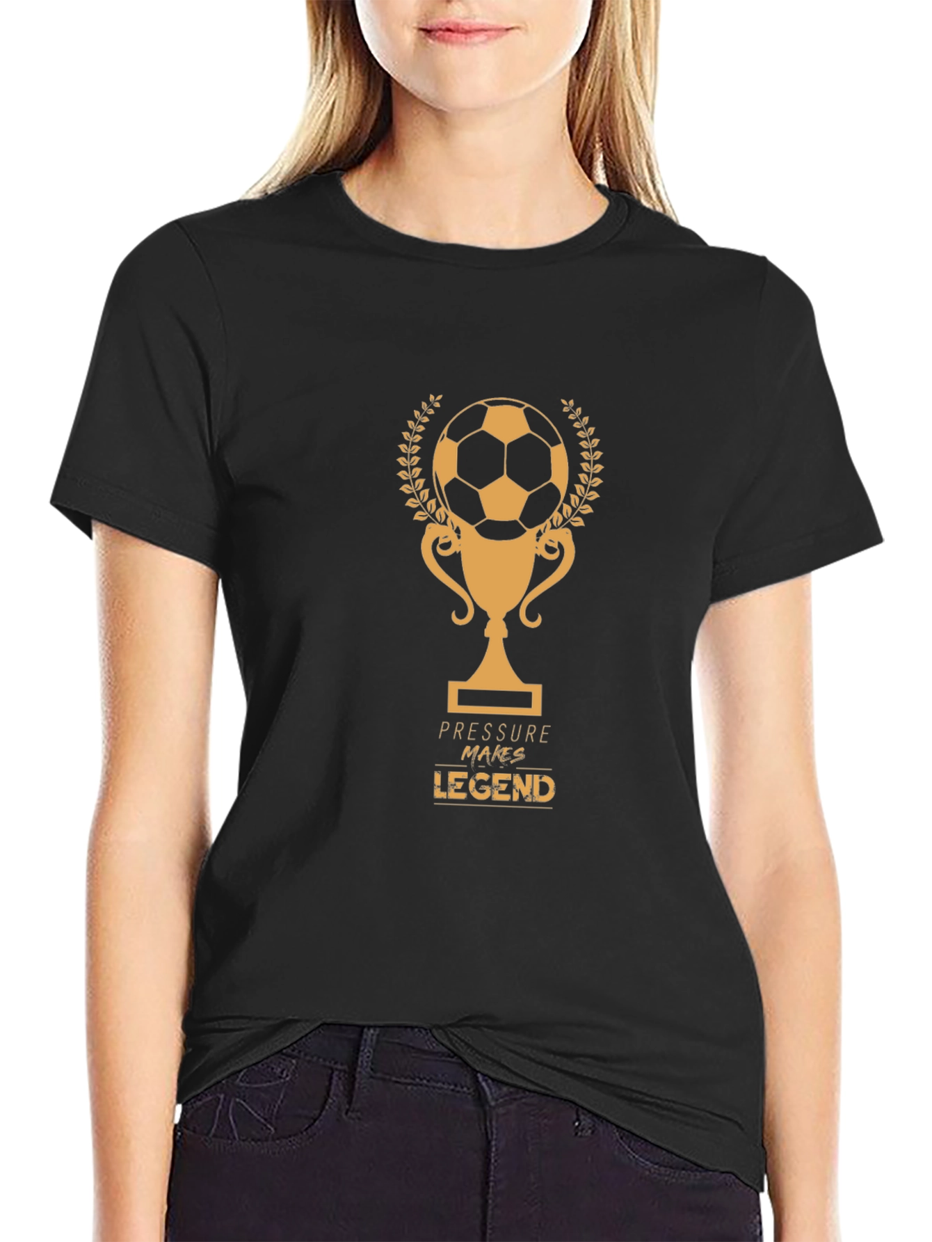 Pressure Makes Legend Soccer T-Shirt