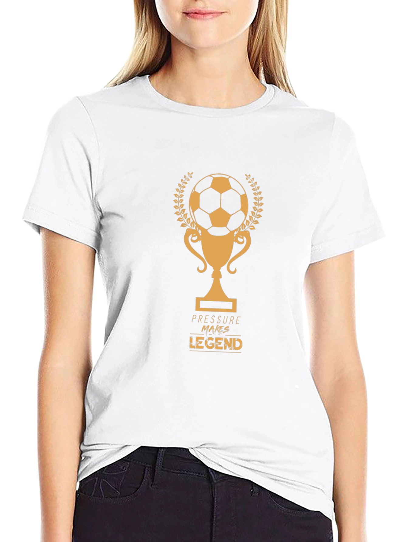 Pressure Makes Legend Soccer T-Shirt