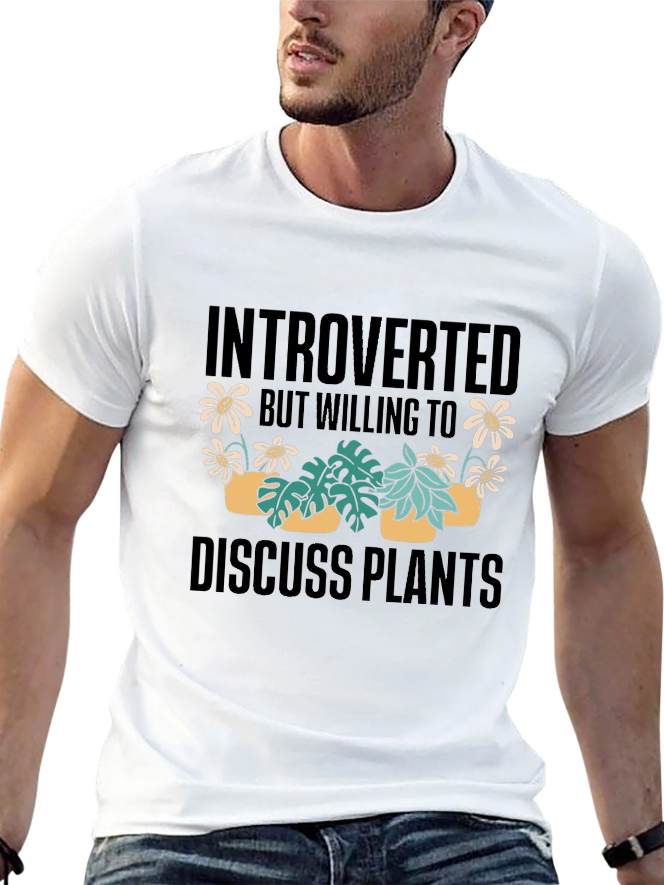 Introverted Plant Lover Graphic Tee