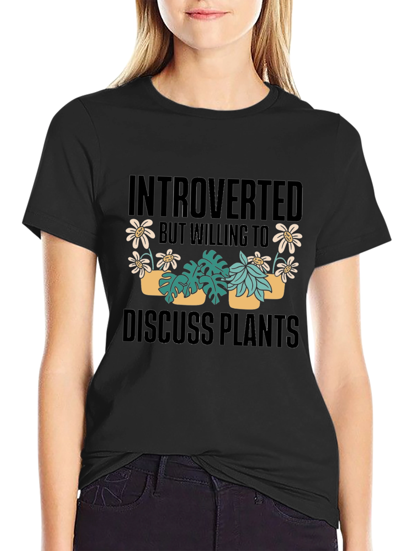 Introverted Plant Lover Graphic Tee