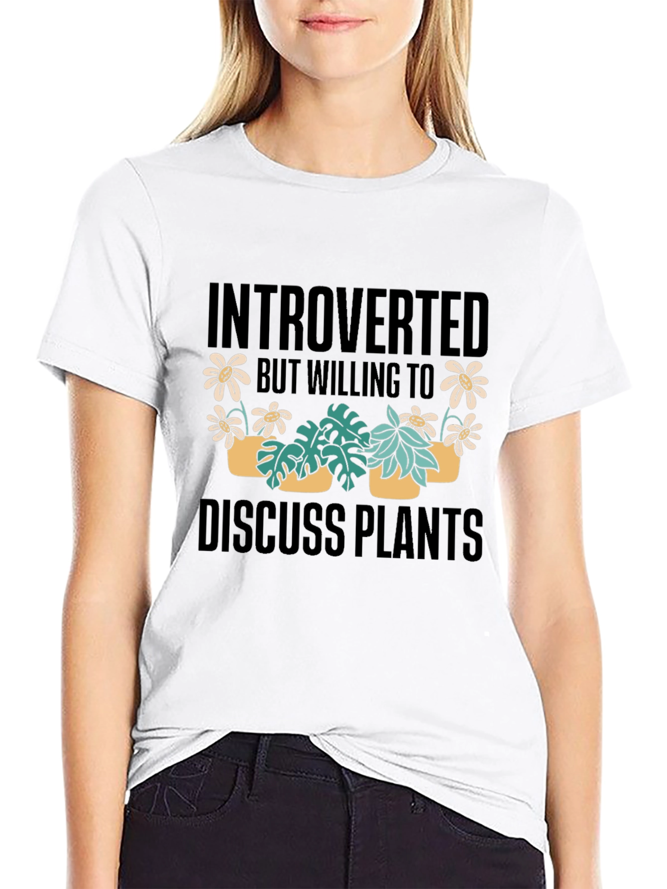Introverted Plant Lover Graphic Tee
