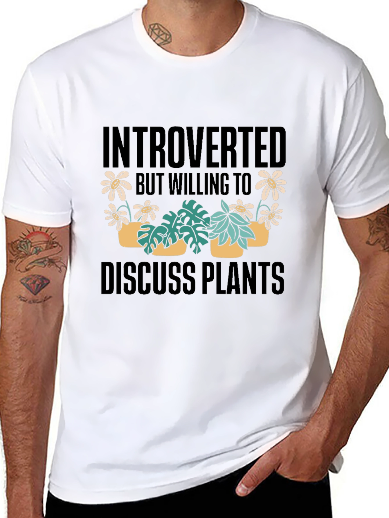 Introverted Plant Lover Graphic Tee