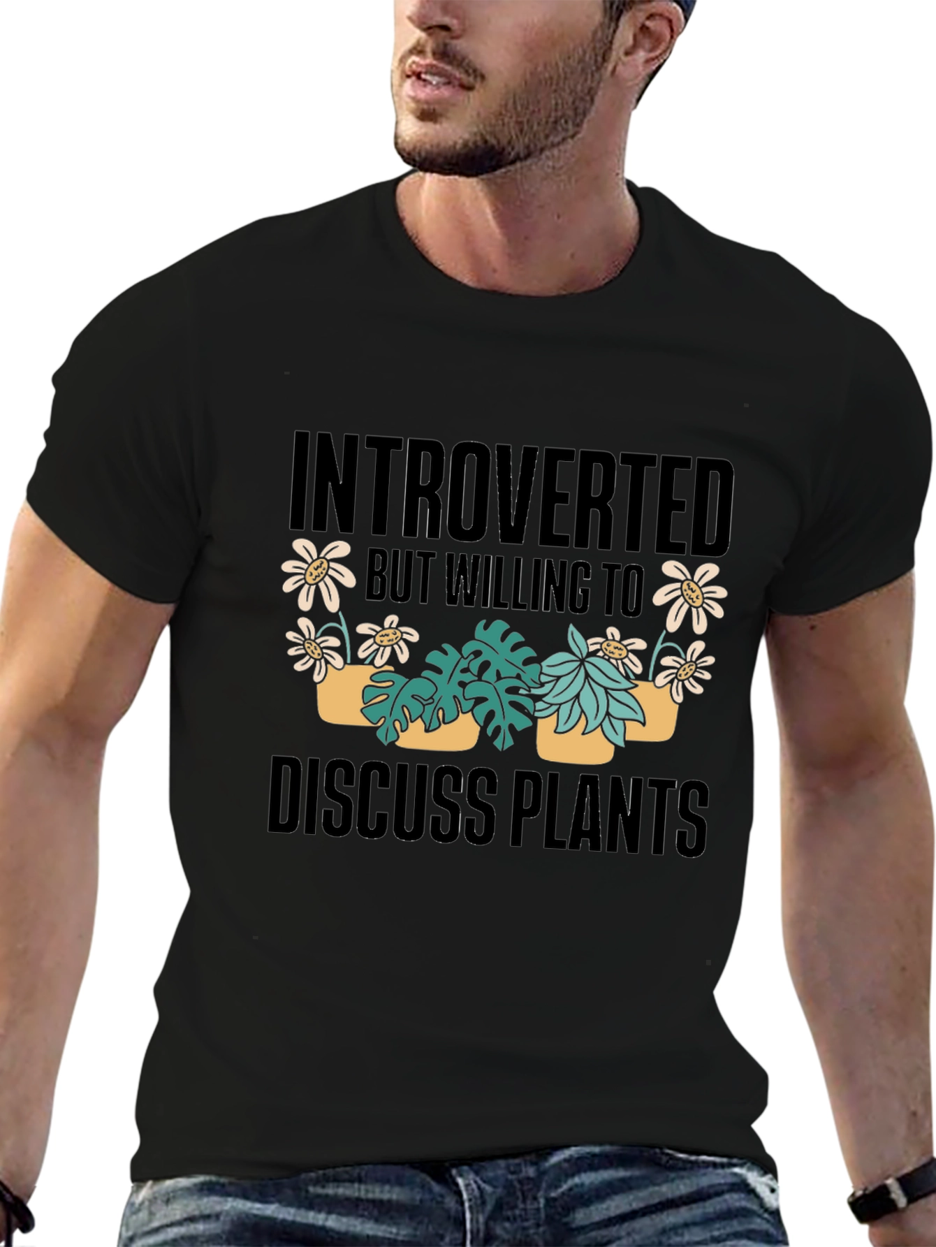 Introverted Plant Lover Graphic Tee