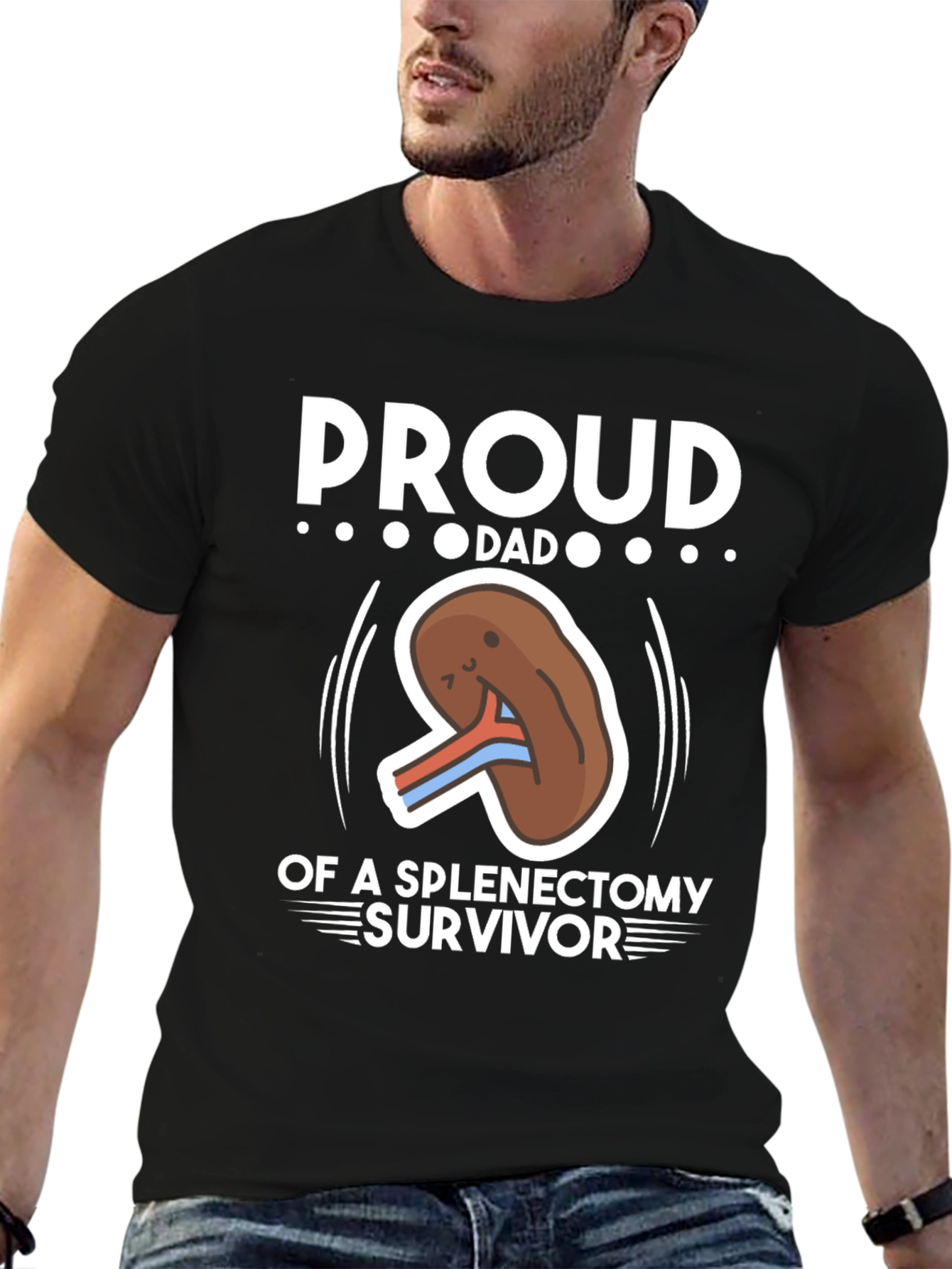 Proud Dad of Spleen Removal Survivor T-Shirt