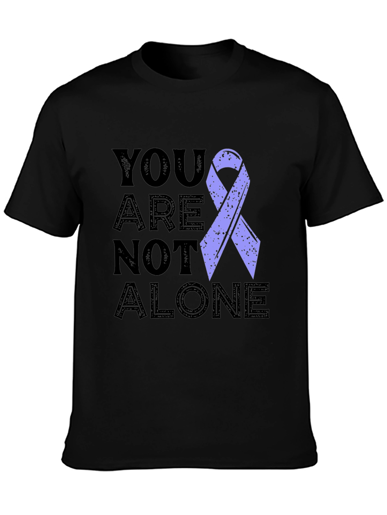 You Are Not Alone Awareness Ribbon T-Shirt