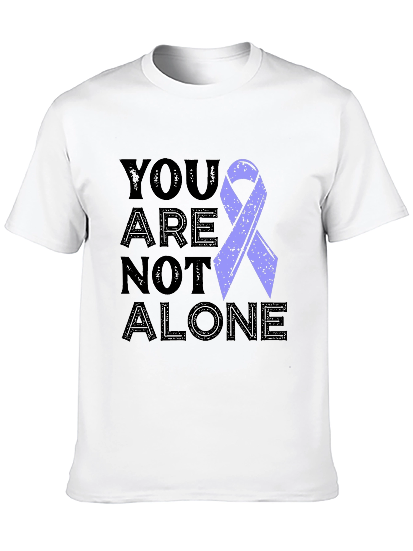 You Are Not Alone Awareness Ribbon T-Shirt