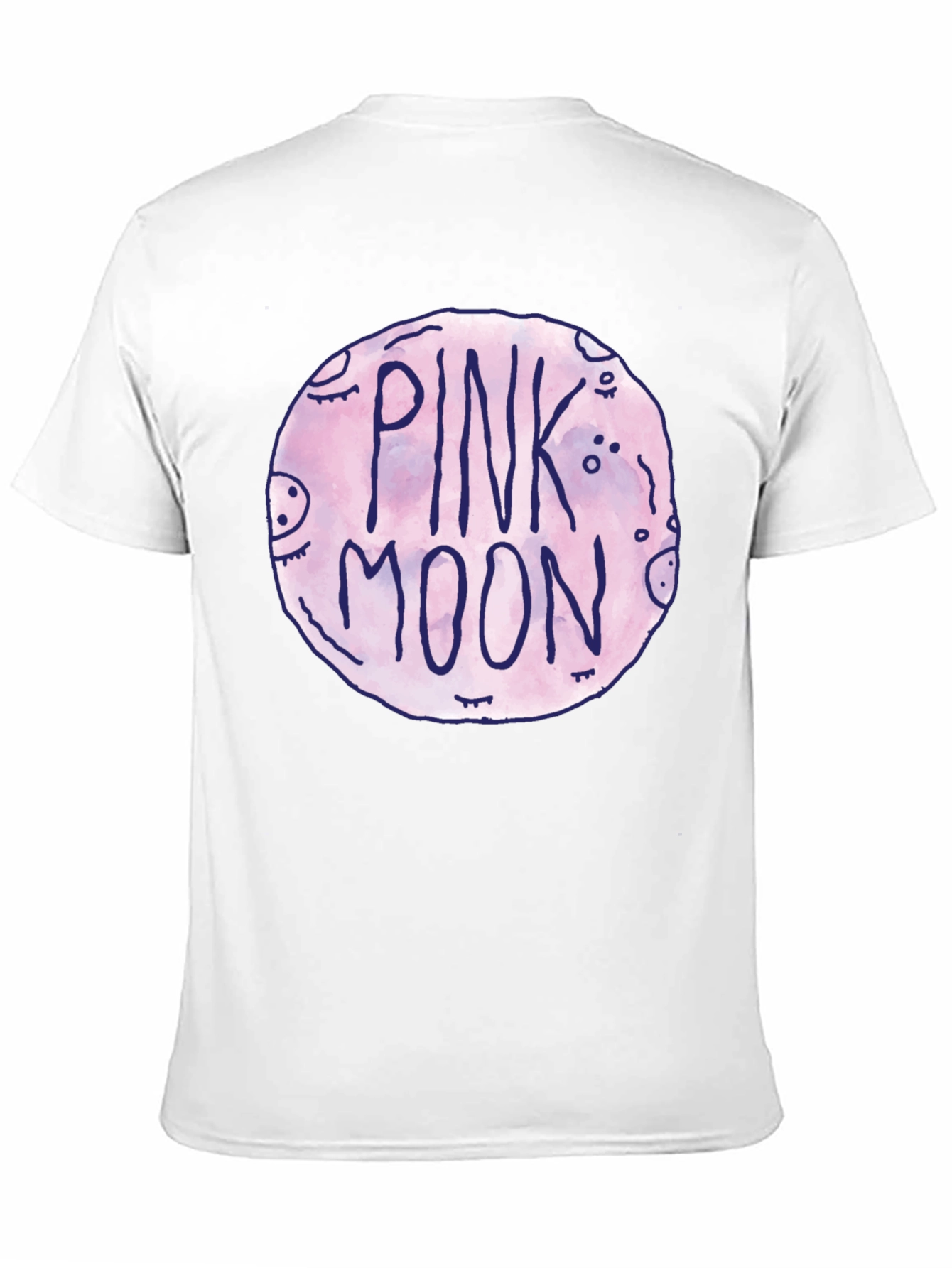 Pink Moon Graphic Tee - Unisex Black T-Shirt