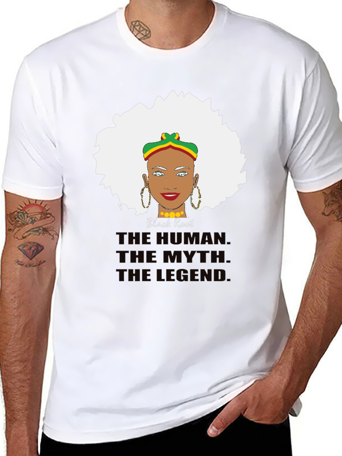 Black Root Legend T-Shirt - Unisex Graphic Tee