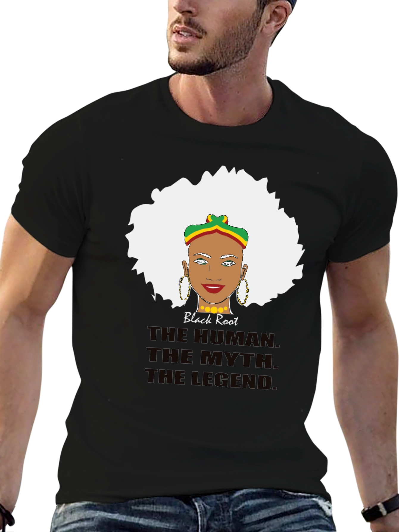 Black Root Legend T-Shirt - Unisex Graphic Tee