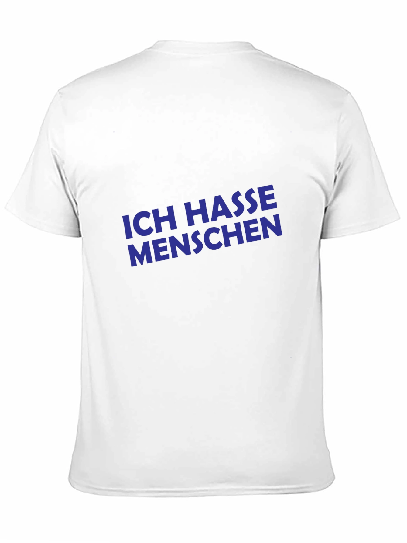 Ich Hasse Menschen T-Shirt - Black Novelty Tee