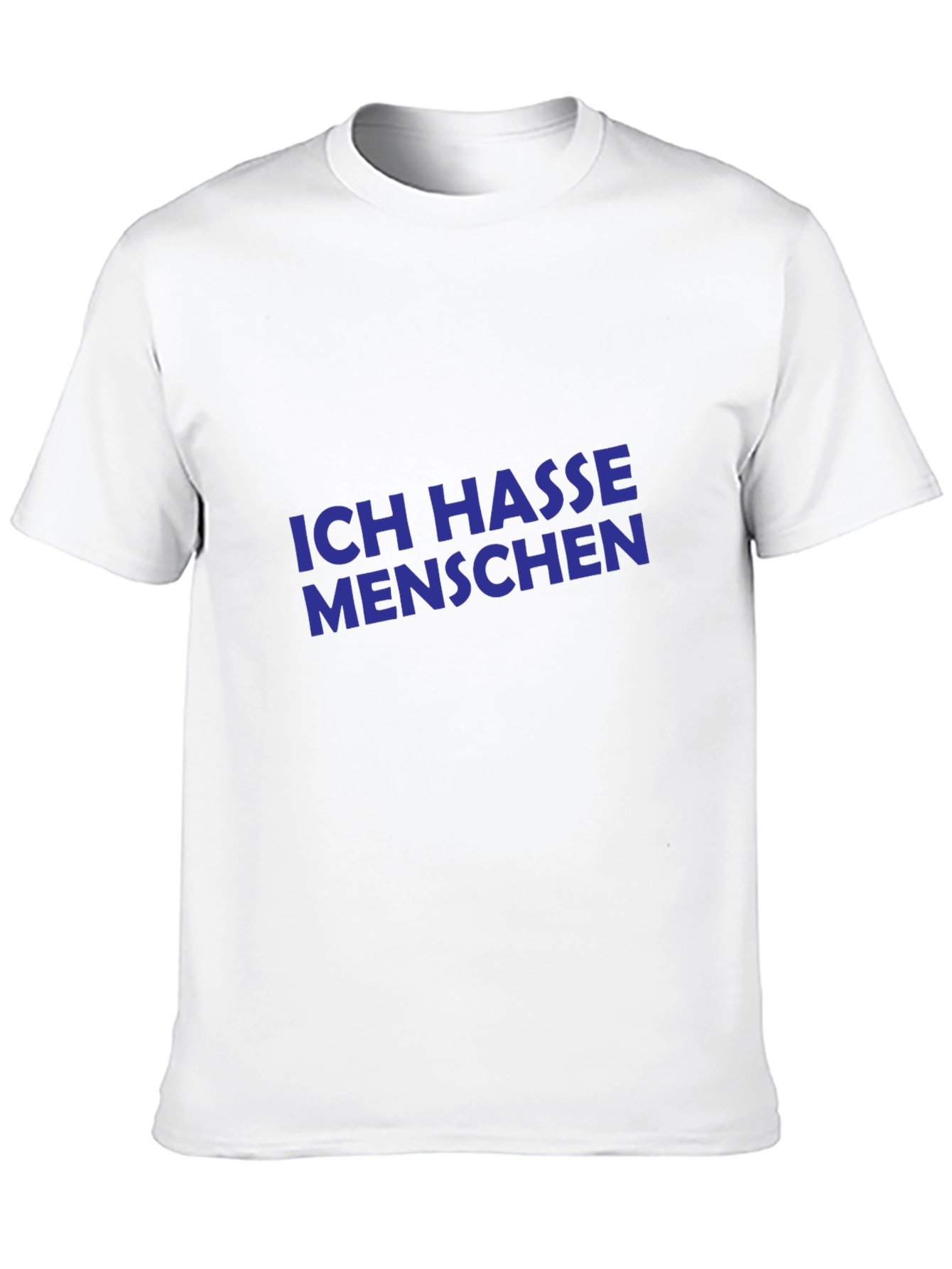 Ich Hasse Menschen T-Shirt - Black Novelty Tee