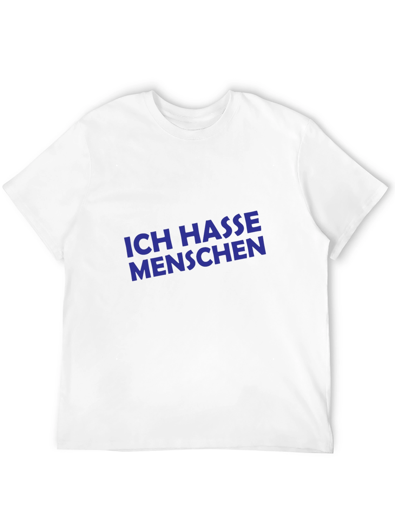 Ich Hasse Menschen T-Shirt - Black Novelty Tee