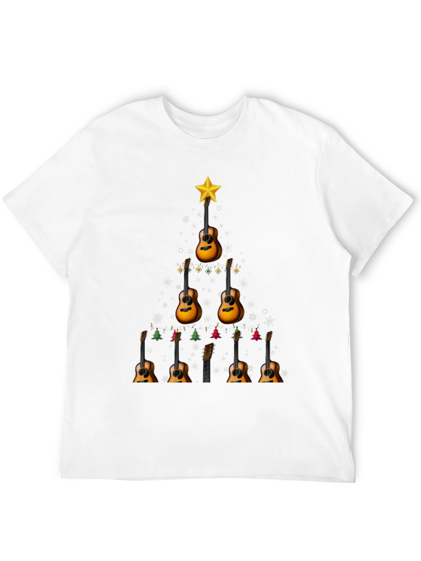Guitar Christmas Tree T-Shirt
