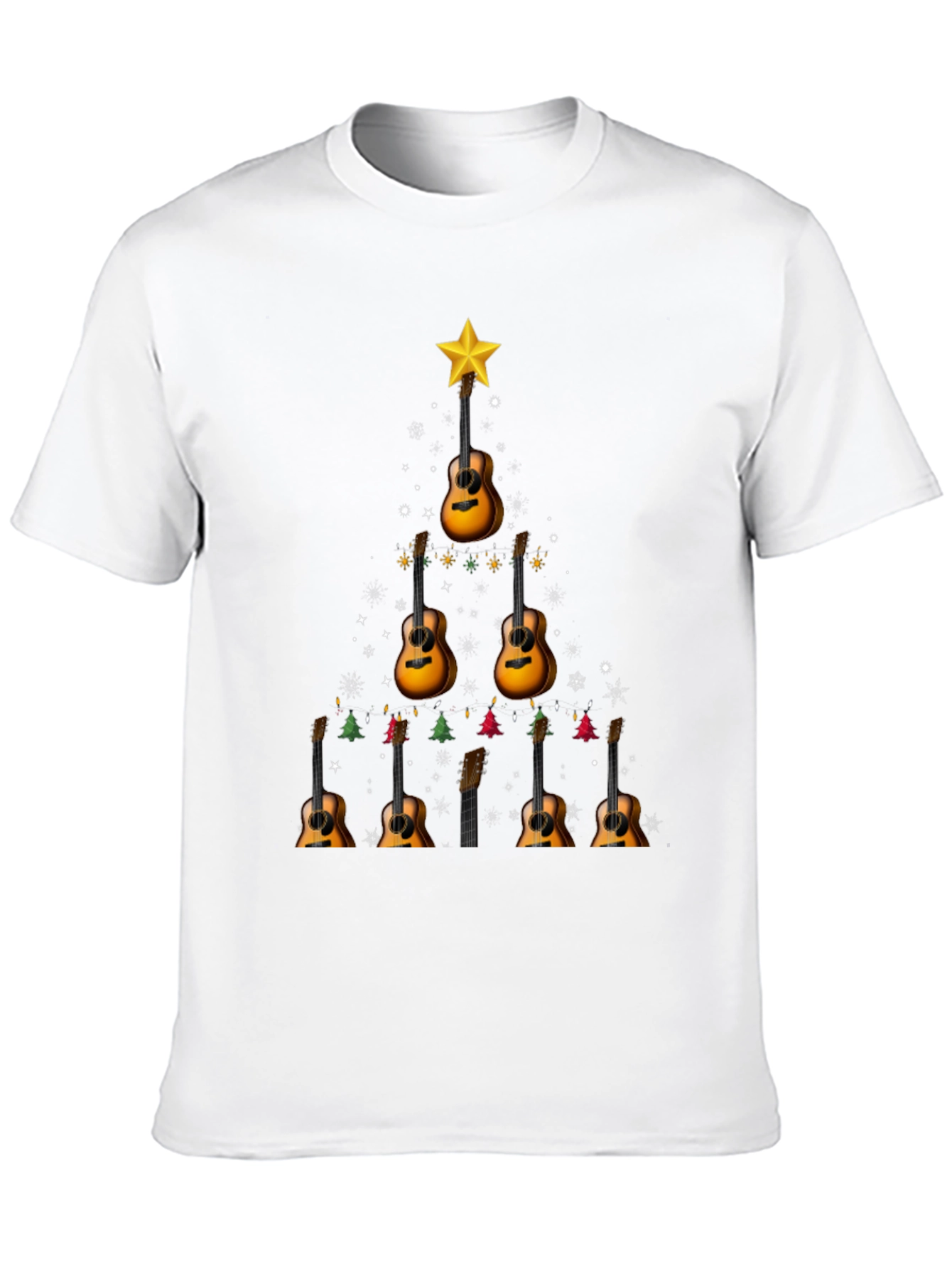Guitar Christmas Tree T-Shirt