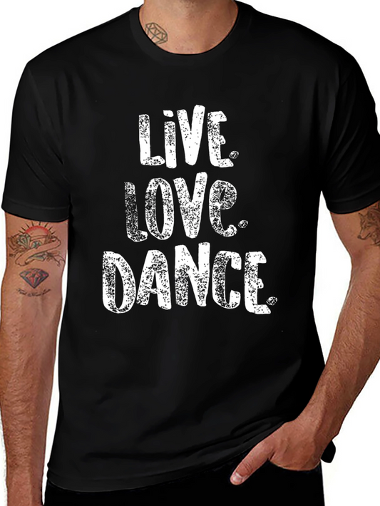 Live Love Dance Graphic Tee - Black T-Shirt