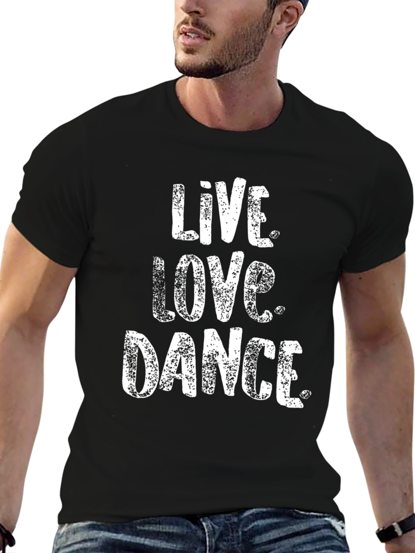 Live Love Dance Graphic Tee - Black T-Shirt