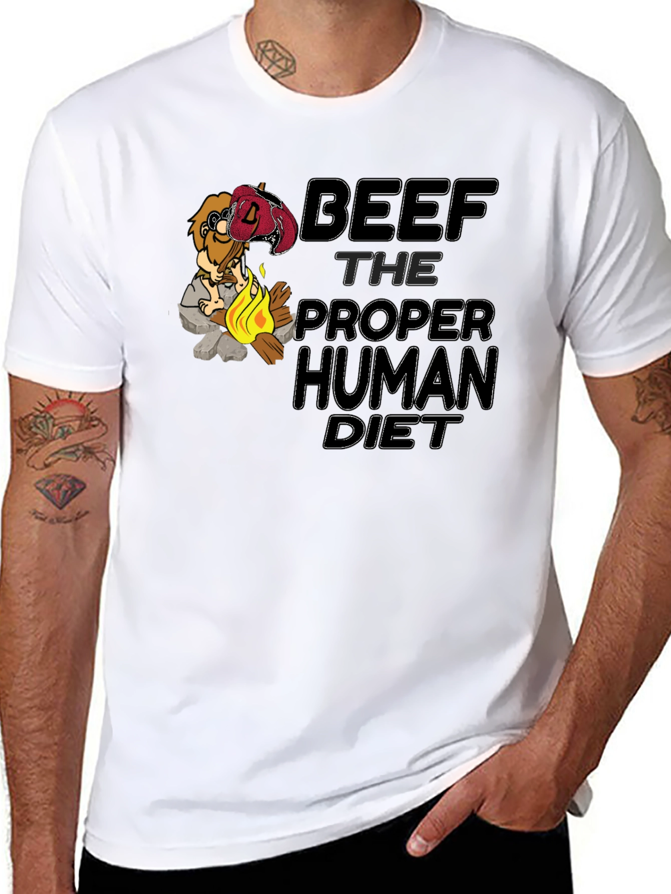 Beef: The Proper Human Diet T-Shirt