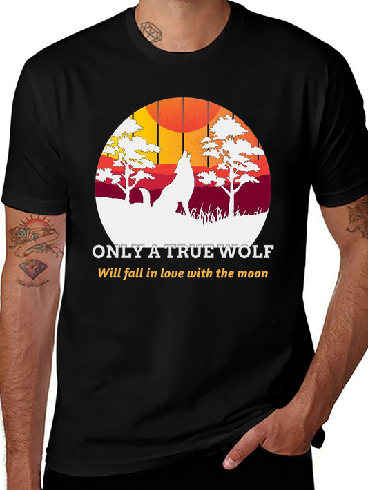 True Wolf Moon T-Shirt - Unique Graphic Tee