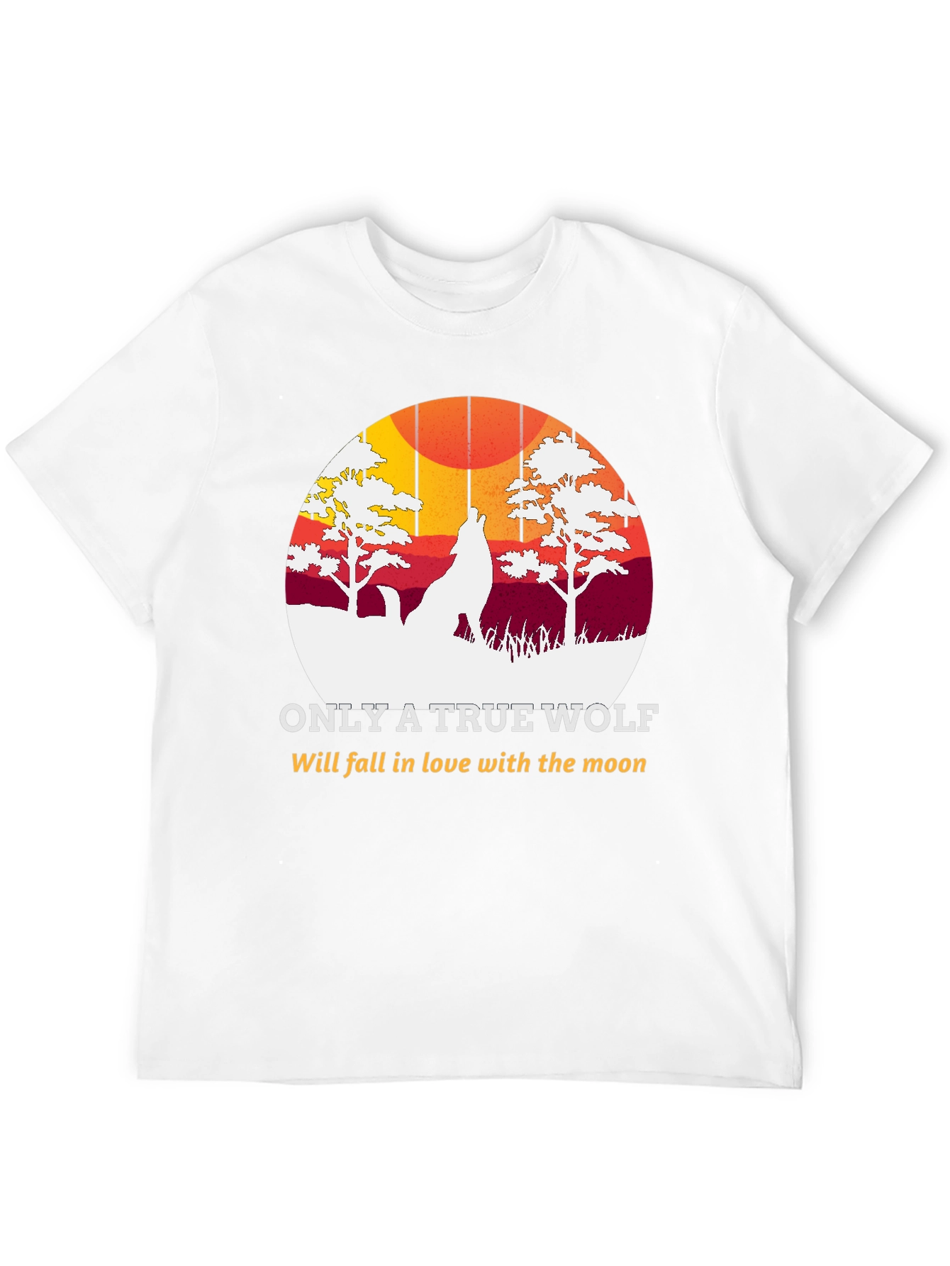 True Wolf Moon T-Shirt - Unique Graphic Tee