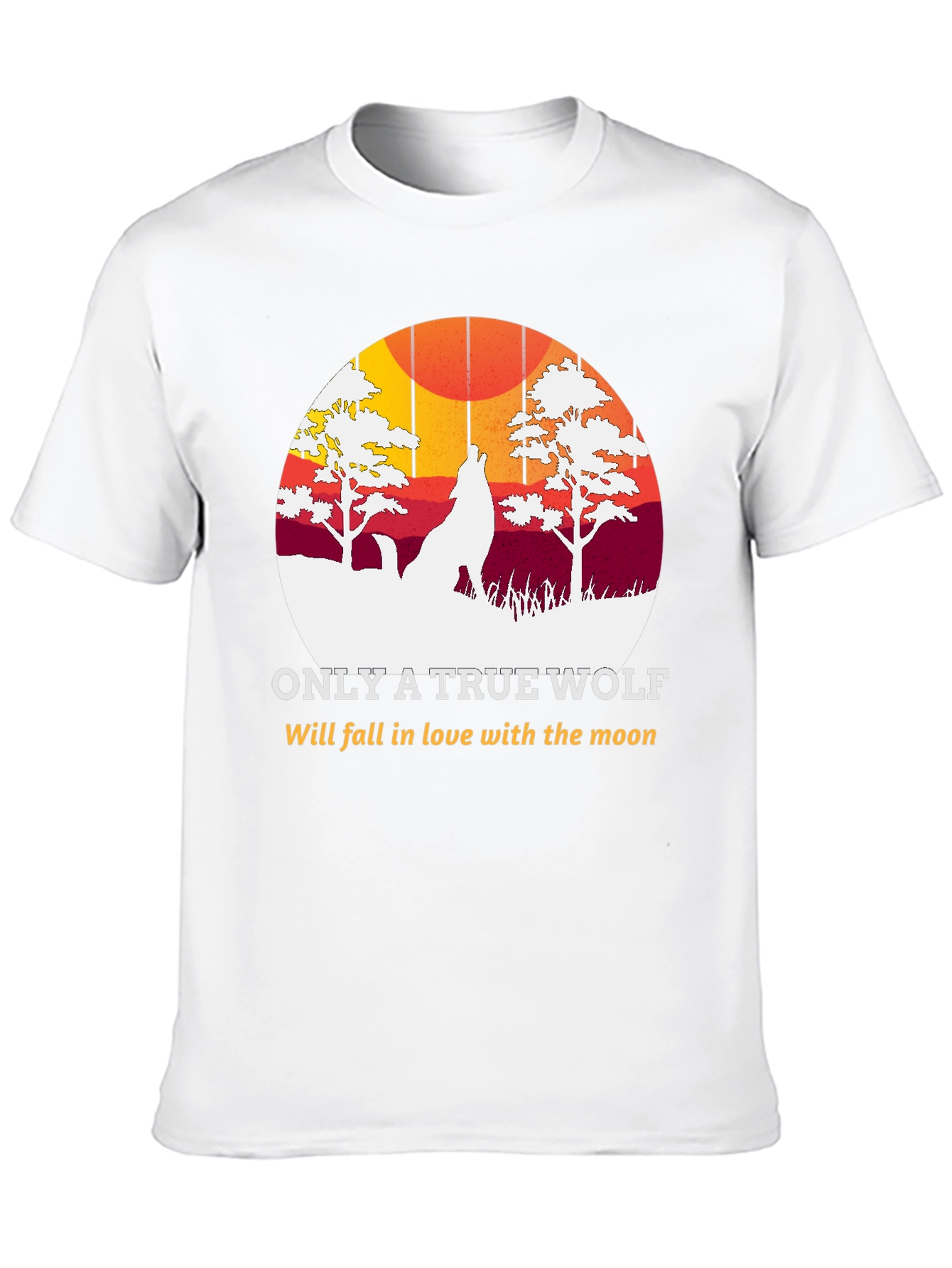 True Wolf Moon T-Shirt - Unique Graphic Tee