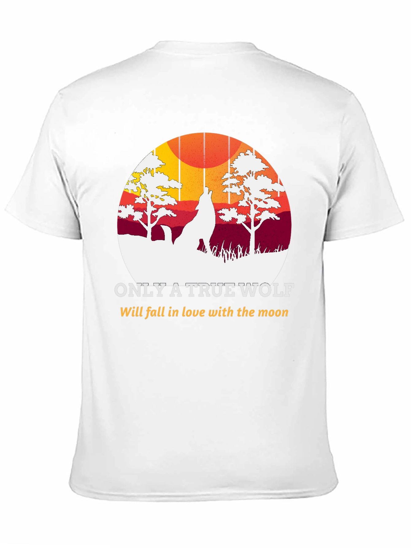 True Wolf Moon T-Shirt - Unique Graphic Tee