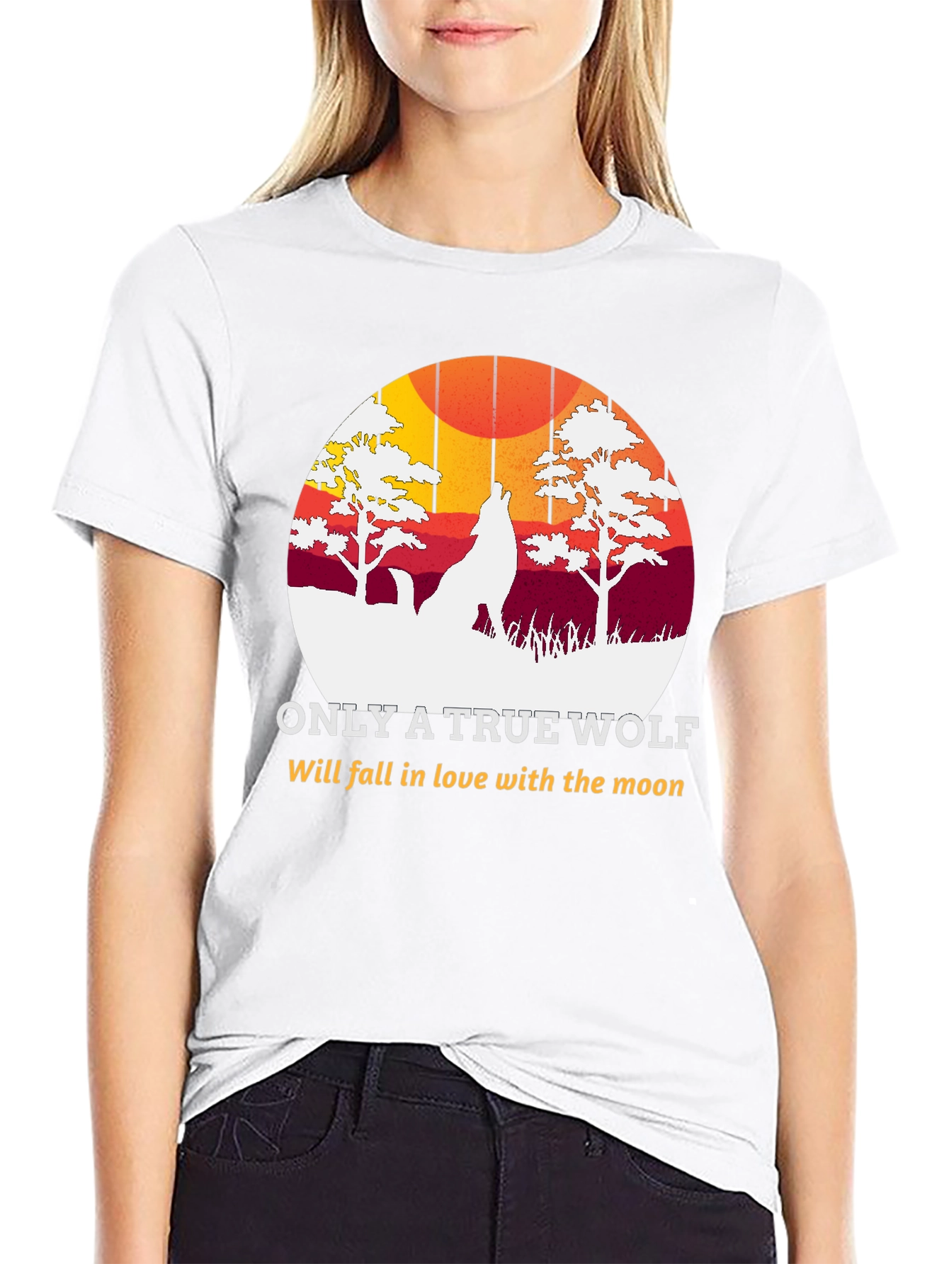 True Wolf Moon T-Shirt - Unique Graphic Tee