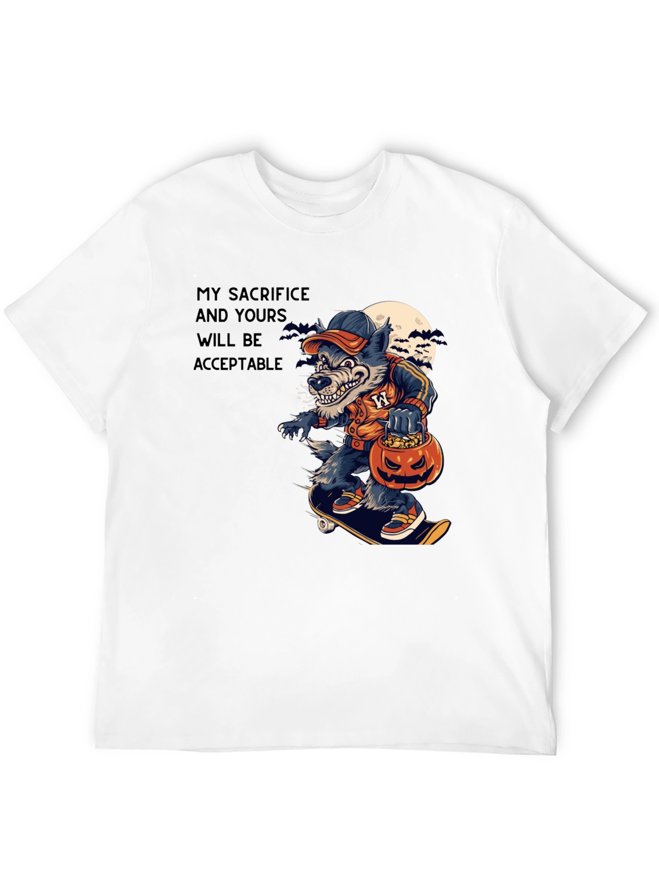 Wolf Sacrifice Halloween T-Shirt
