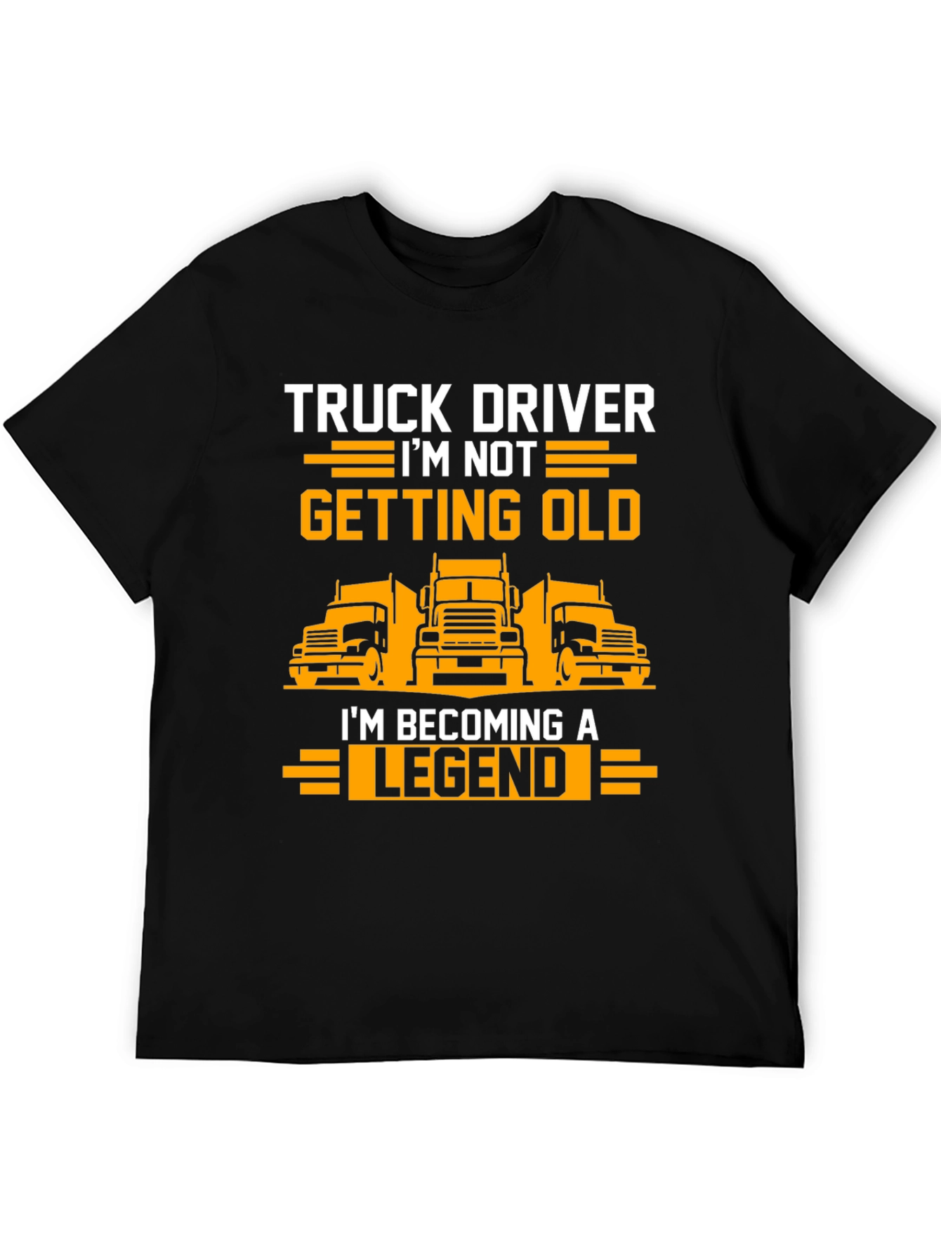 Truck Driver Legend T-Shirt - Black