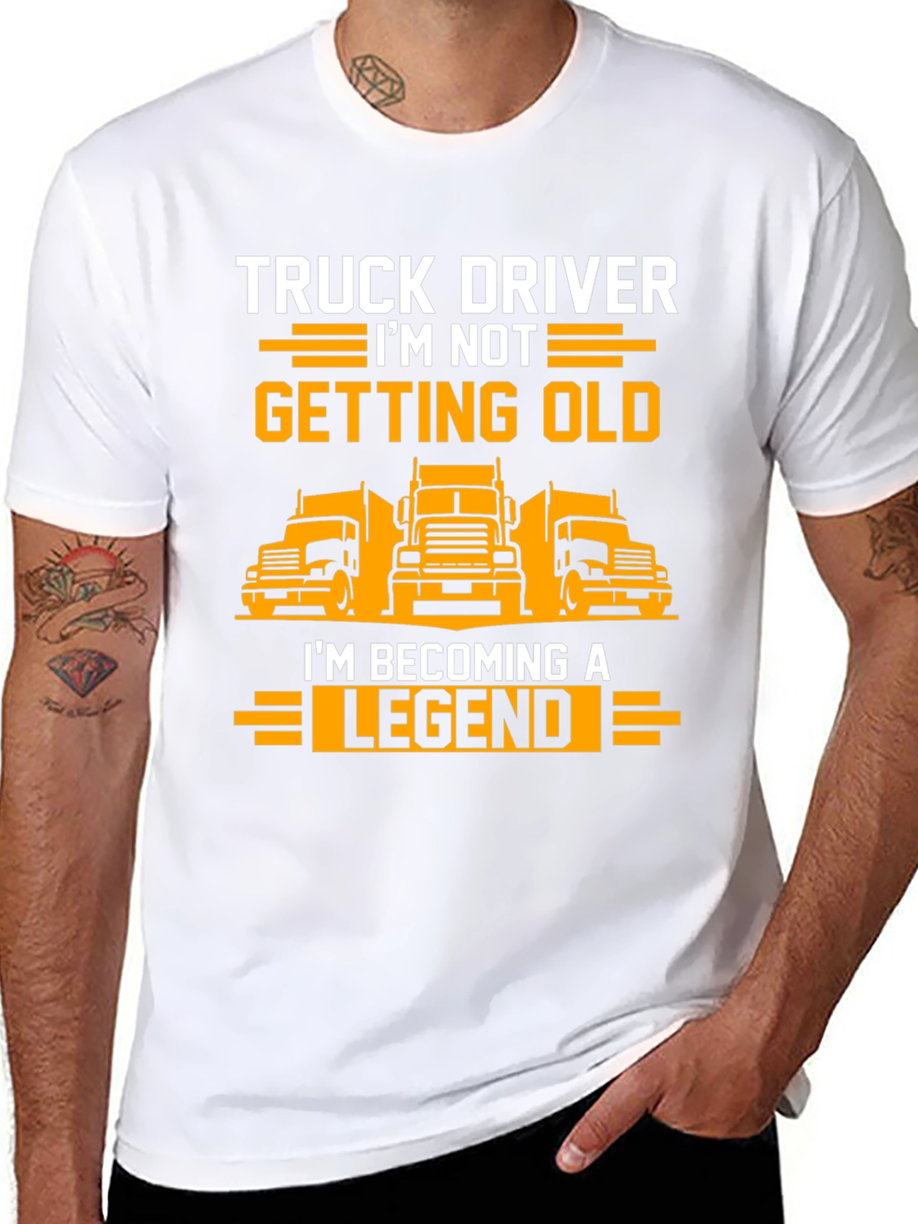 Truck Driver Legend T-Shirt - Black