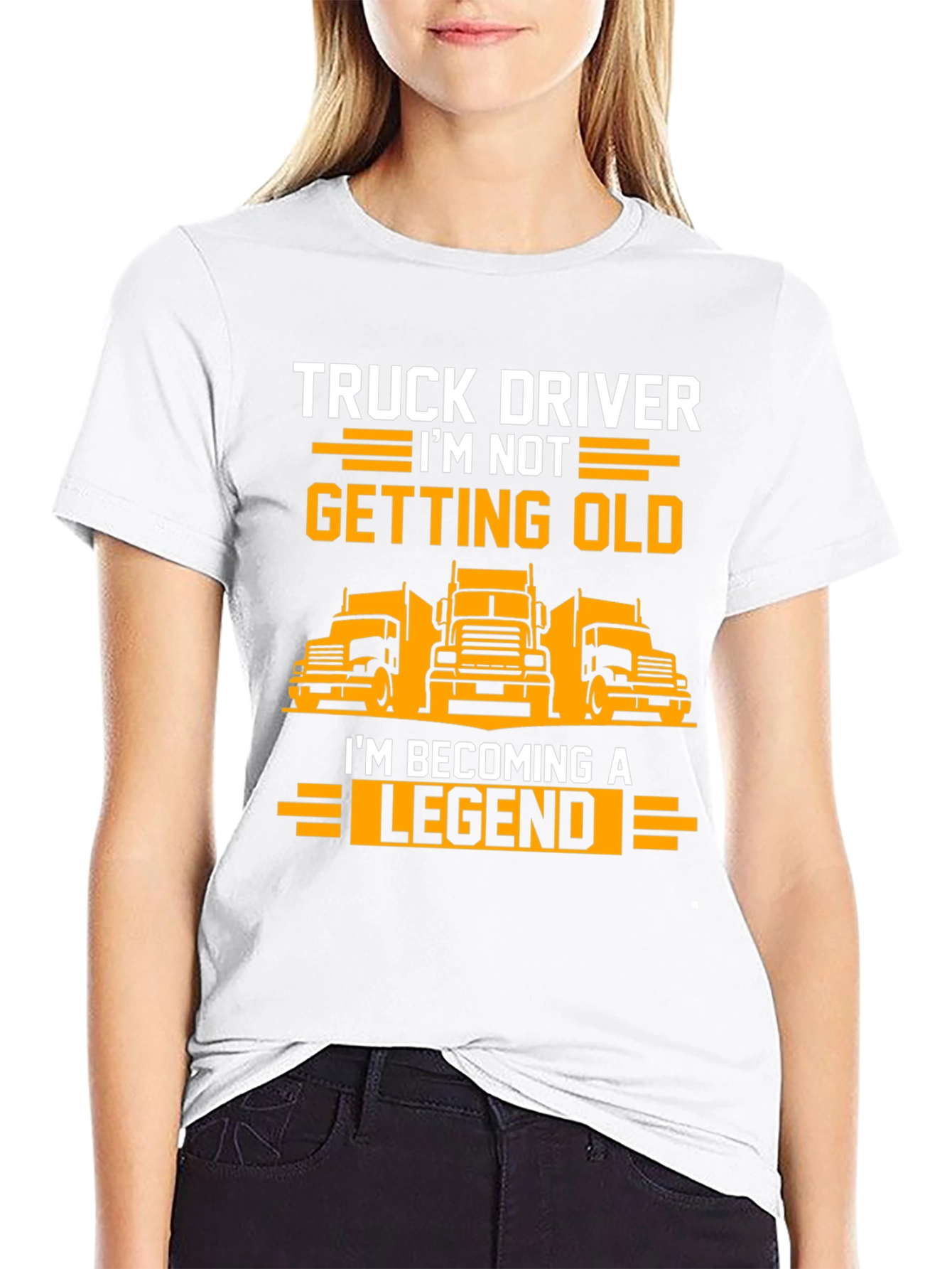 Truck Driver Legend T-Shirt - Black