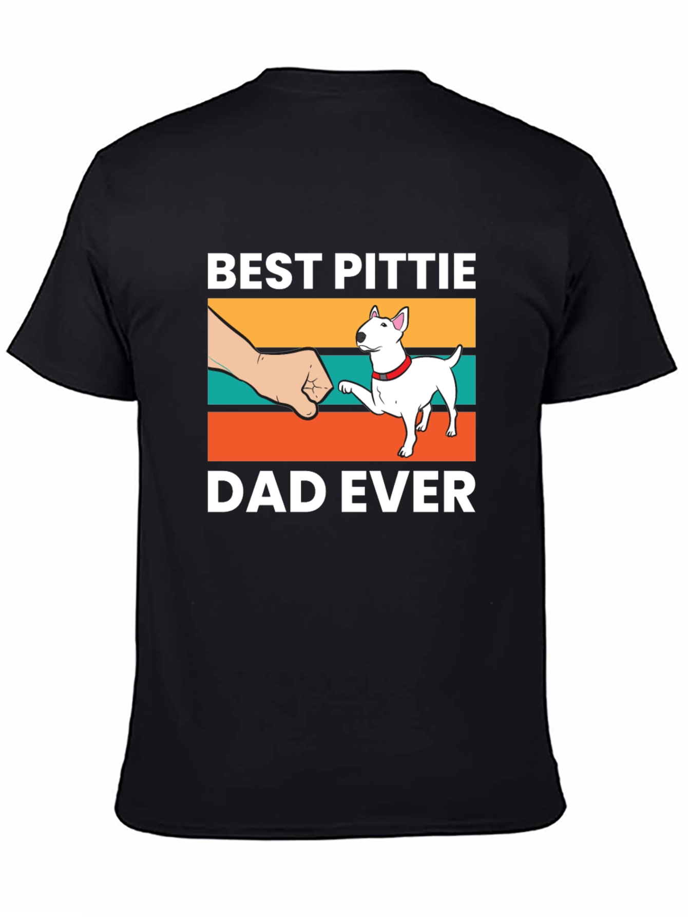 Best Pittie Dad Ever T-Shirt - Dog Lover Tee