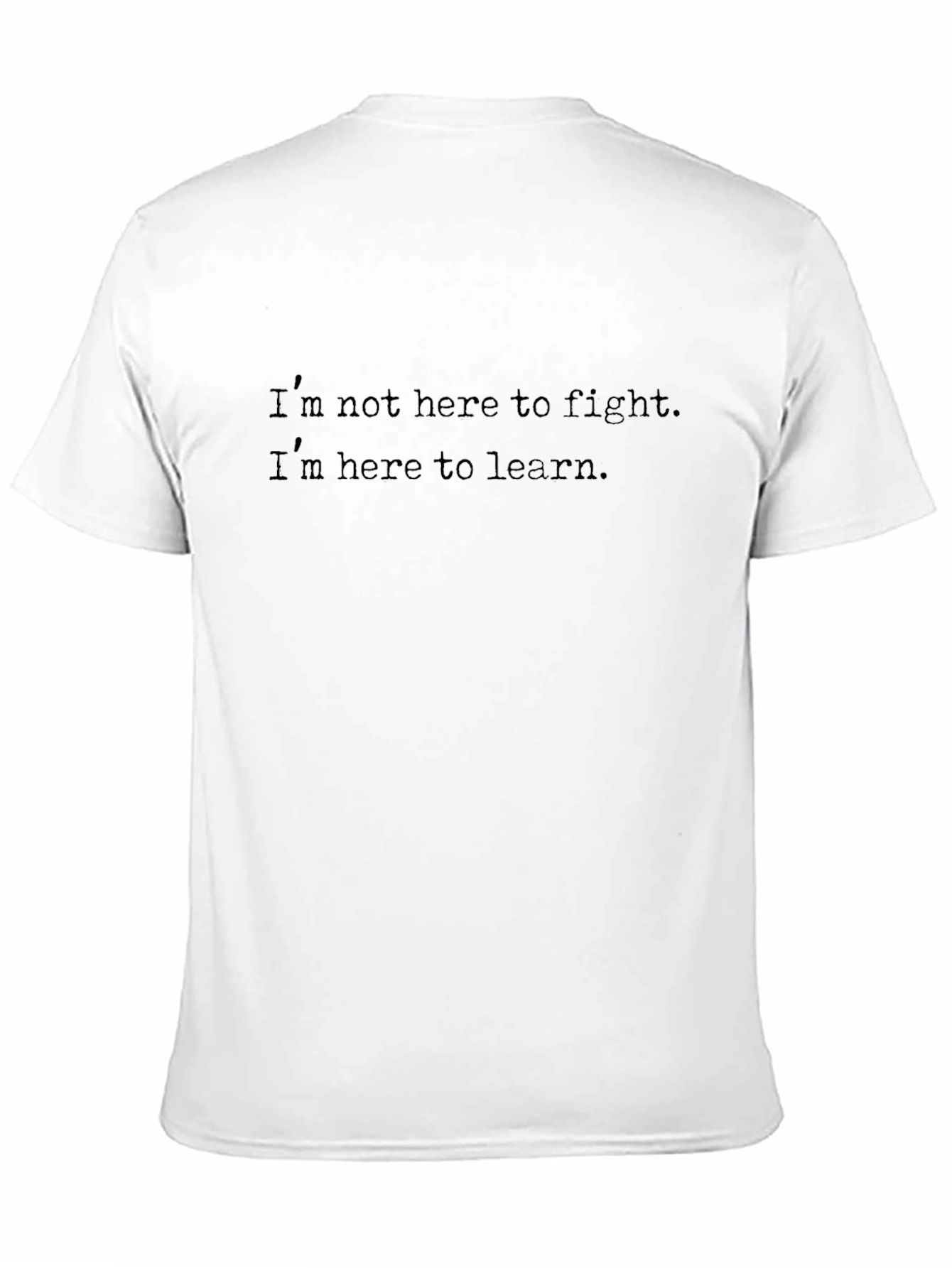 Learn Black T-Shirt: Mens Casual Education Tee