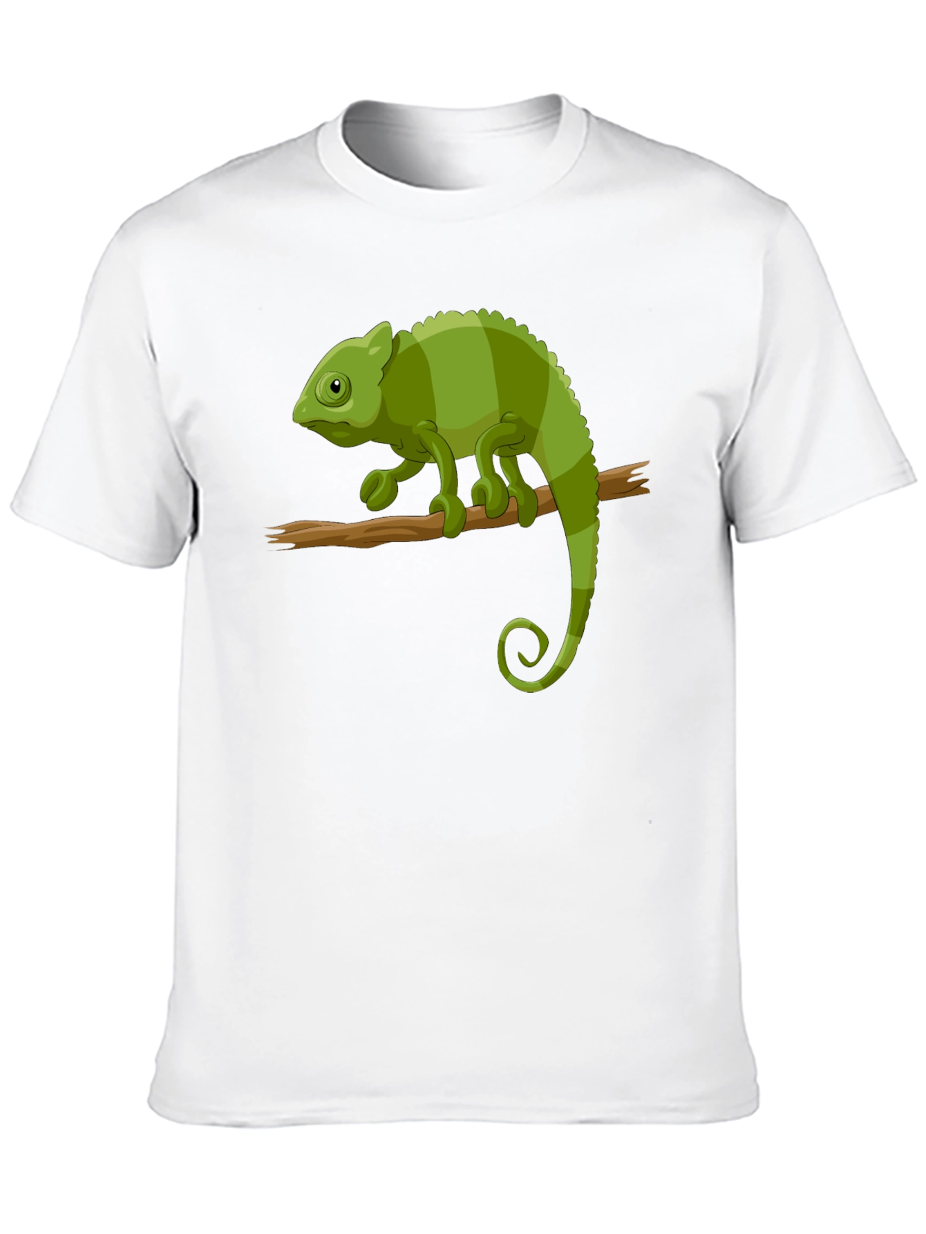 Chameleon Graphic Tee - Cool Animal Print T-Shirt