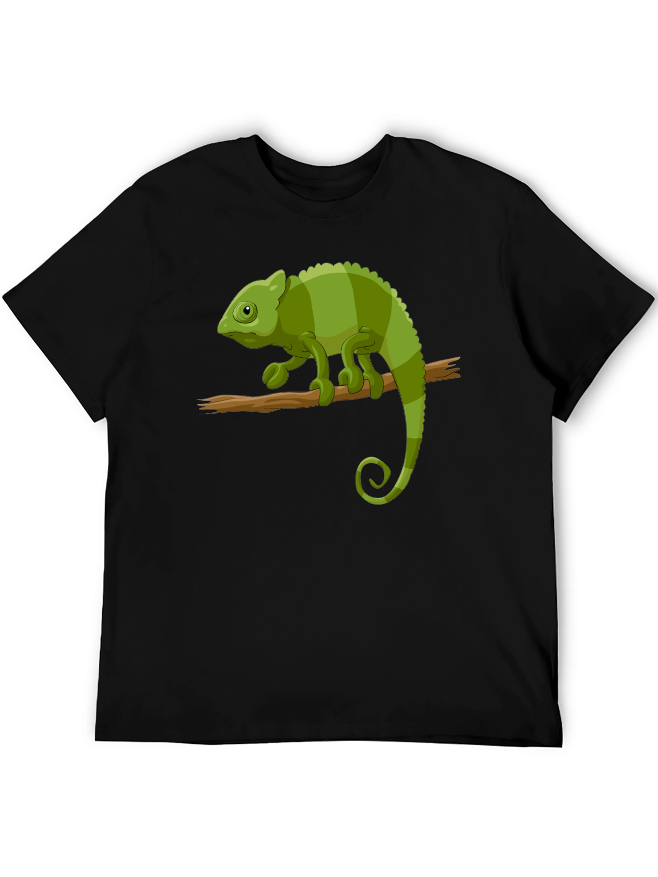 Chameleon Graphic Tee - Cool Animal Print T-Shirt