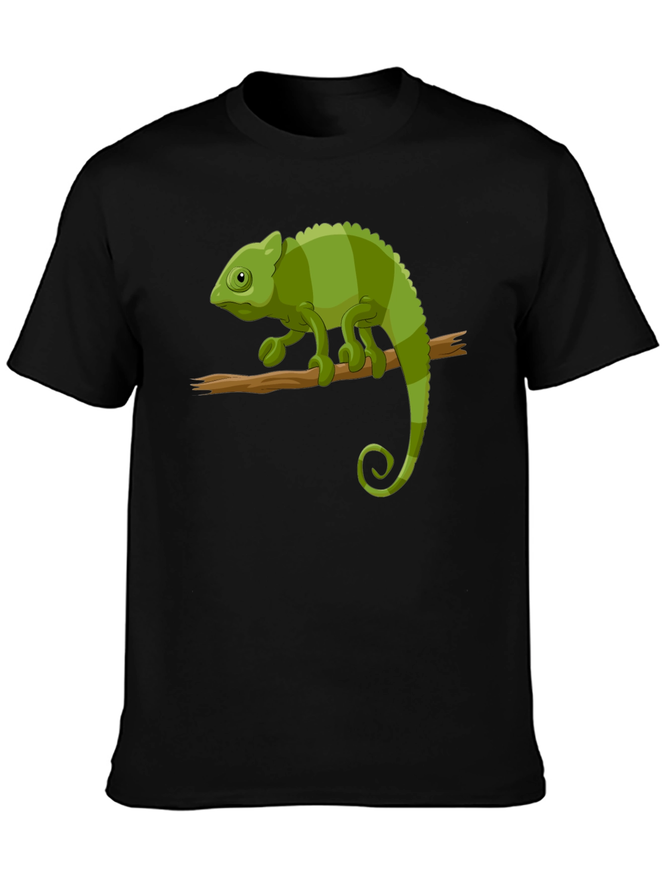Chameleon Graphic Tee - Cool Animal Print T-Shirt