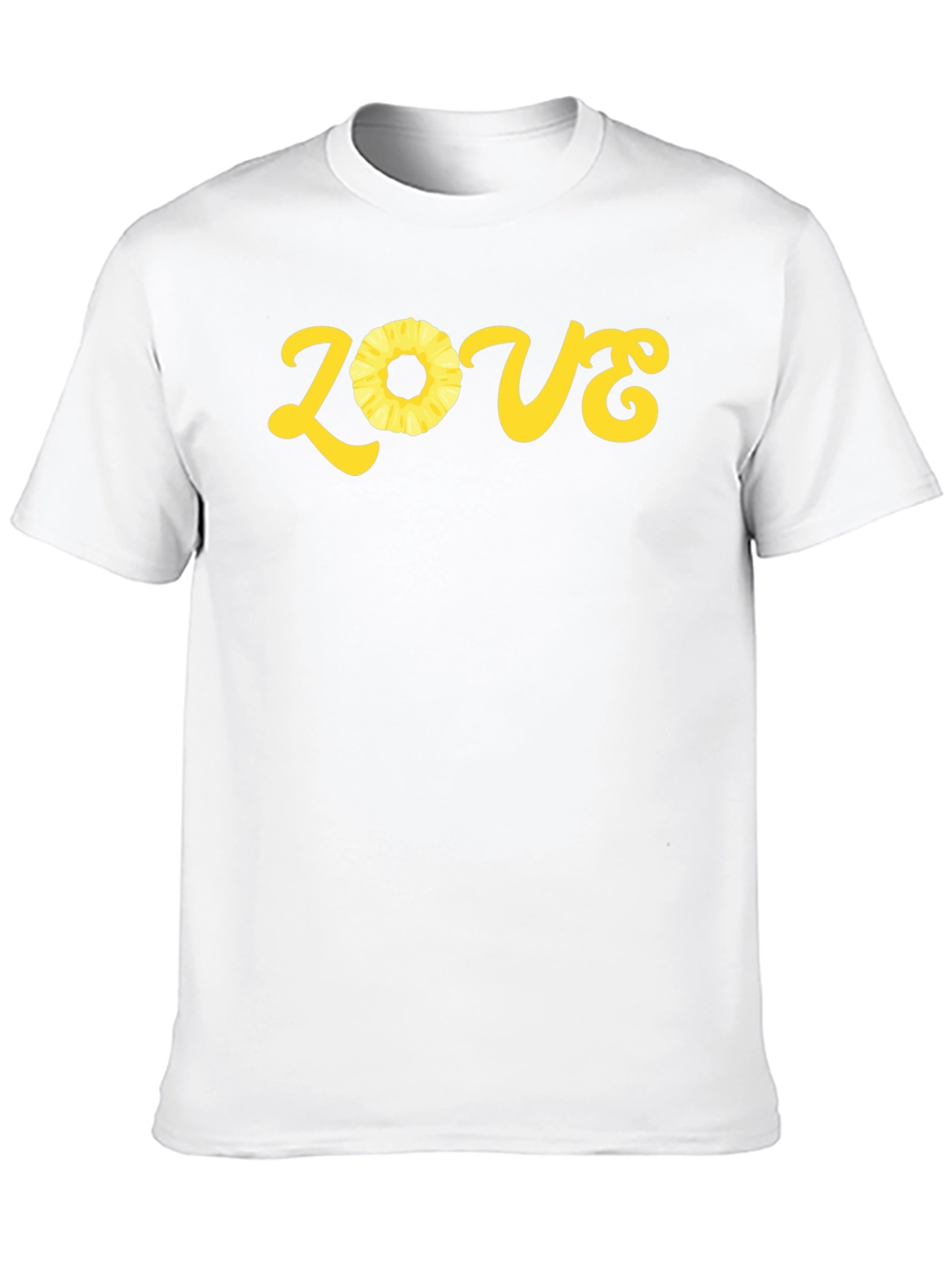 Pineapple Love Graphic T-Shirt - Black