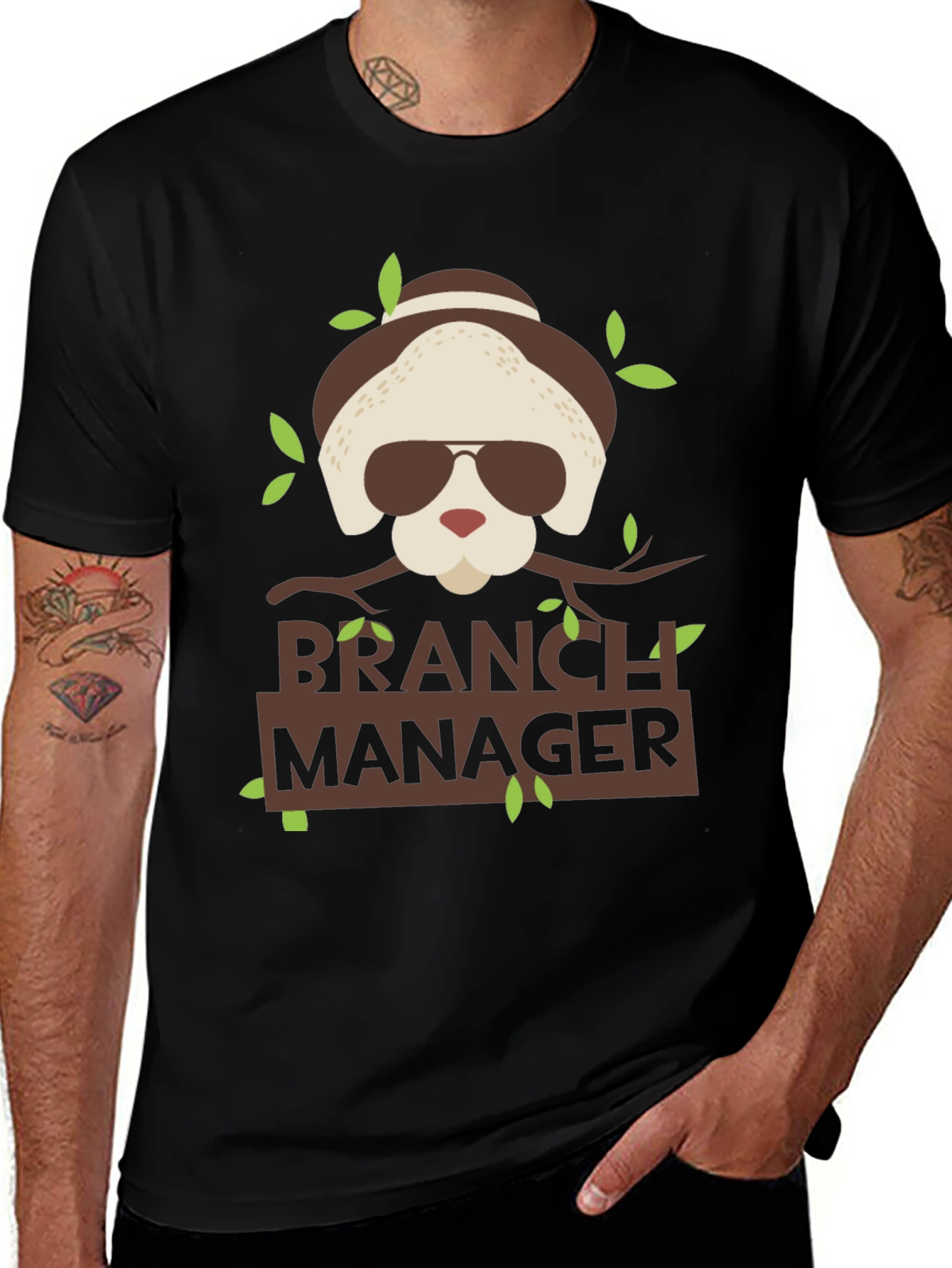 Branch Manager Funny Graphic T-Shirt