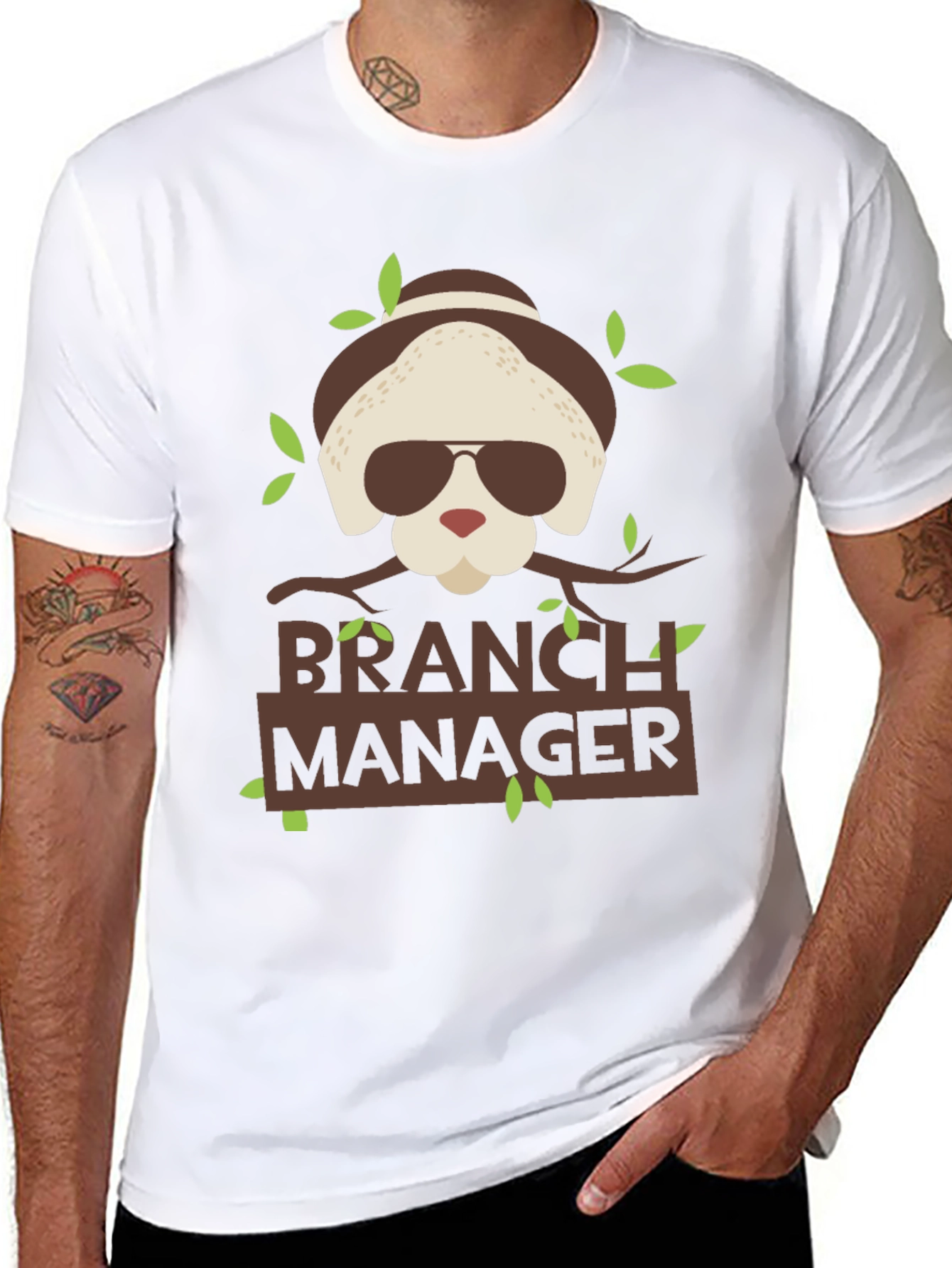 Branch Manager Funny Graphic T-Shirt