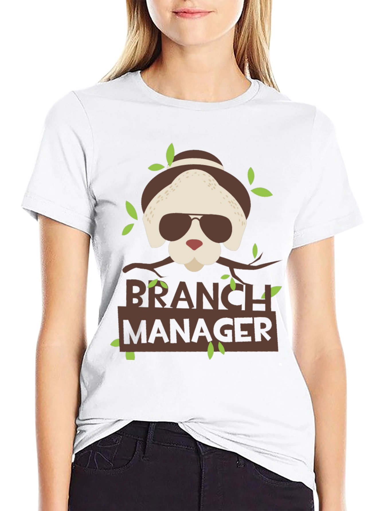 Branch Manager Funny Graphic T-Shirt