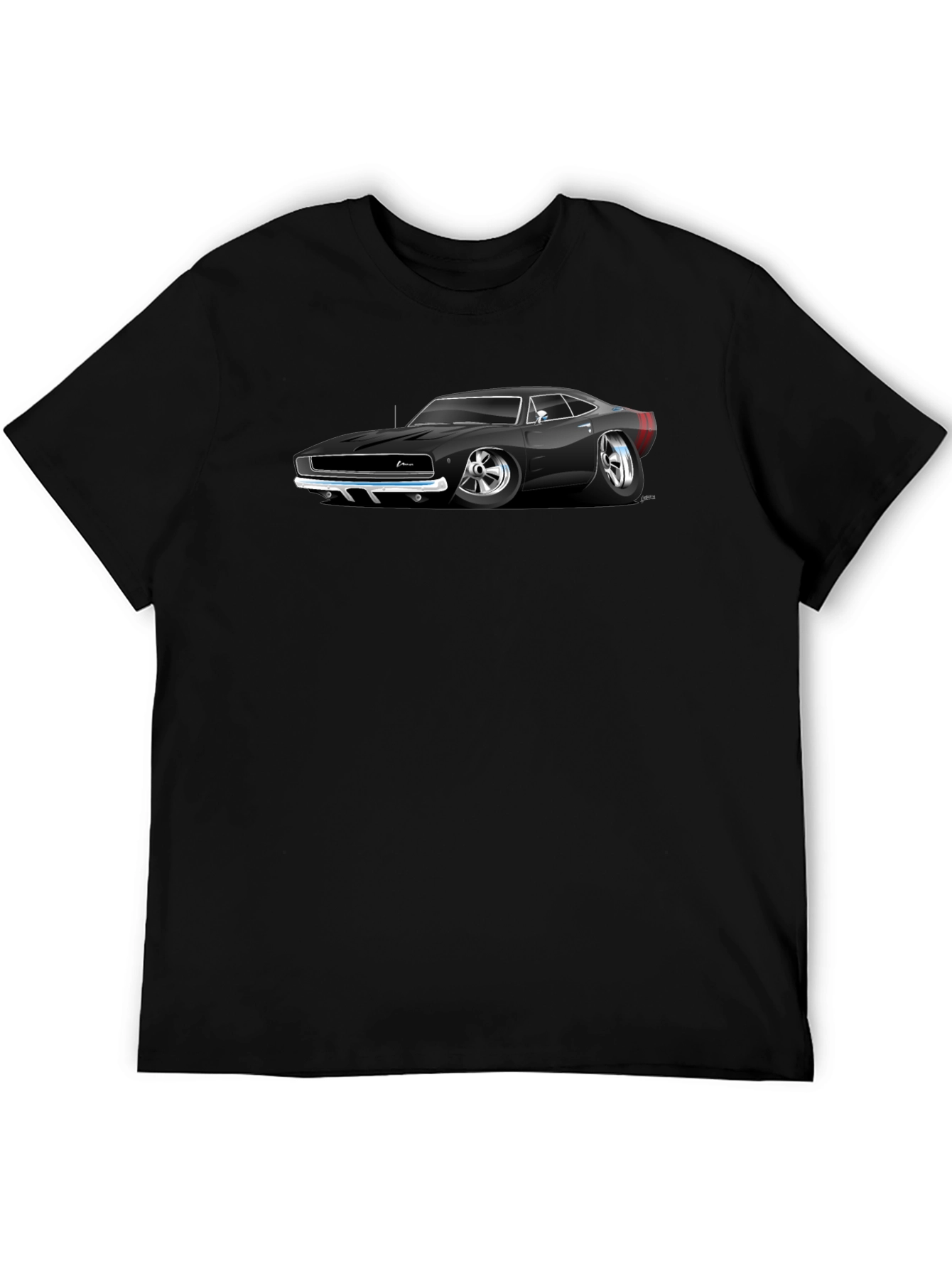 Classic Car Graphic Black T-Shirt