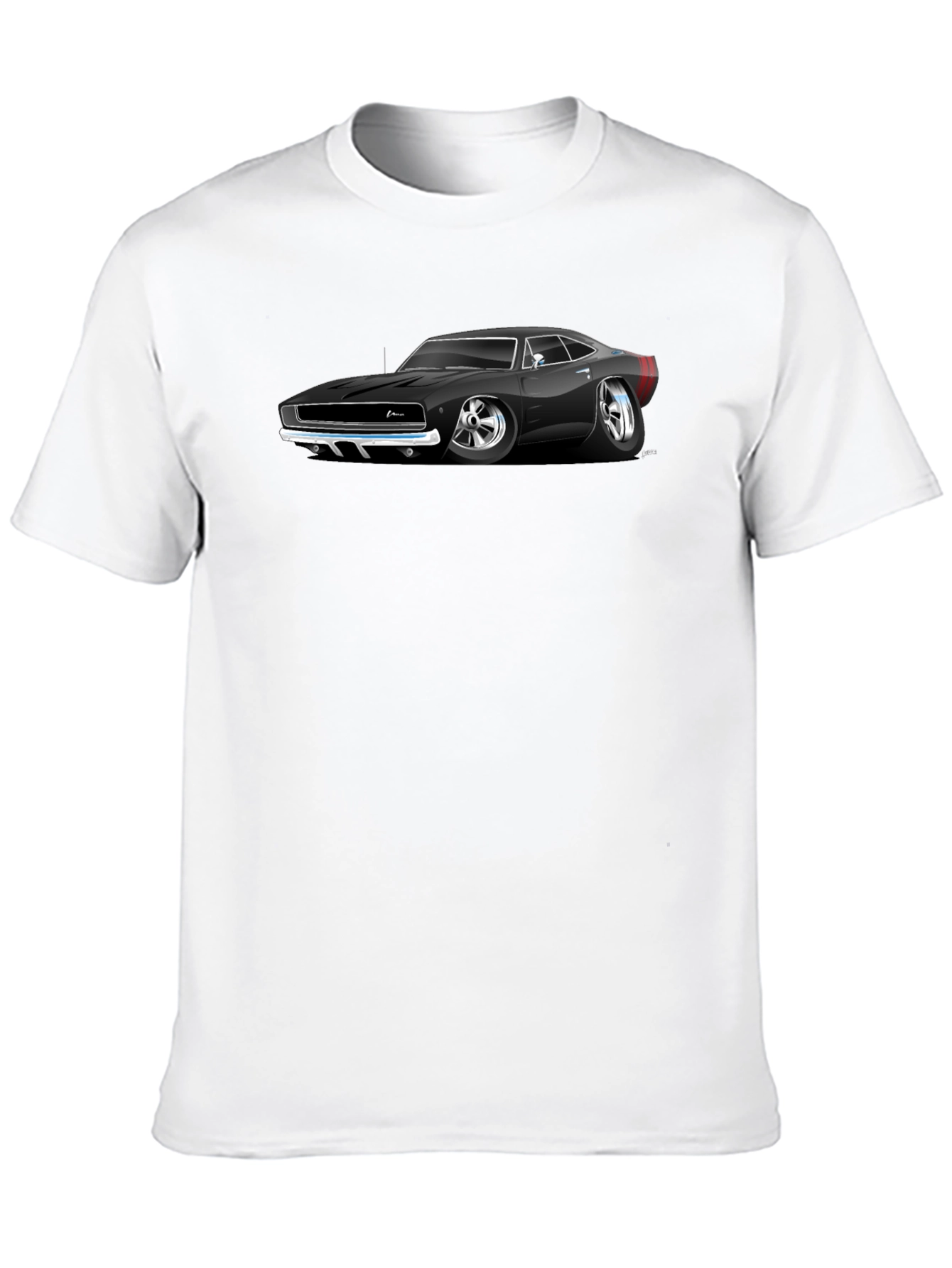 Classic Car Graphic Black T-Shirt