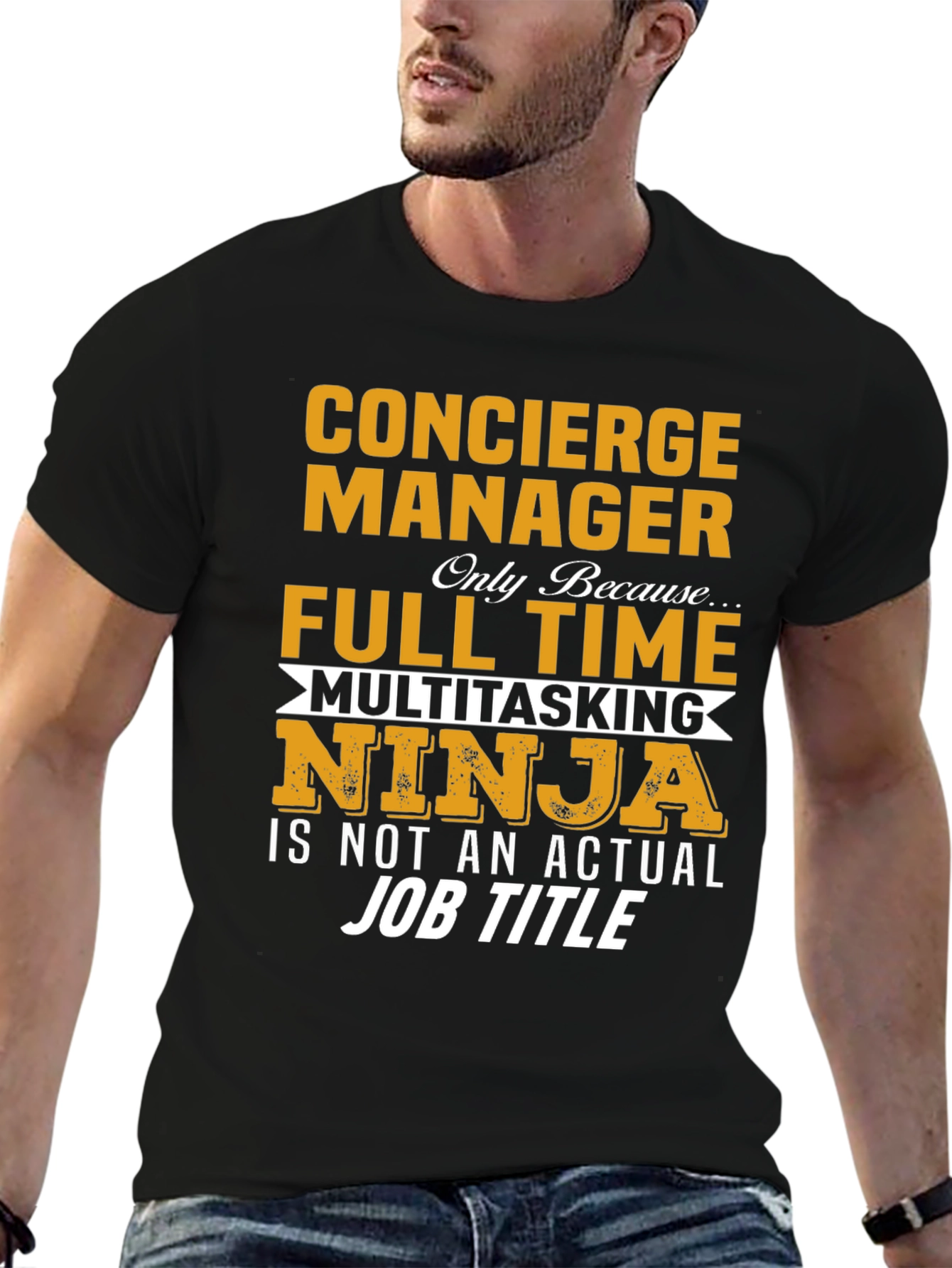 Concierge Manager Full Time Ninja T-Shirt