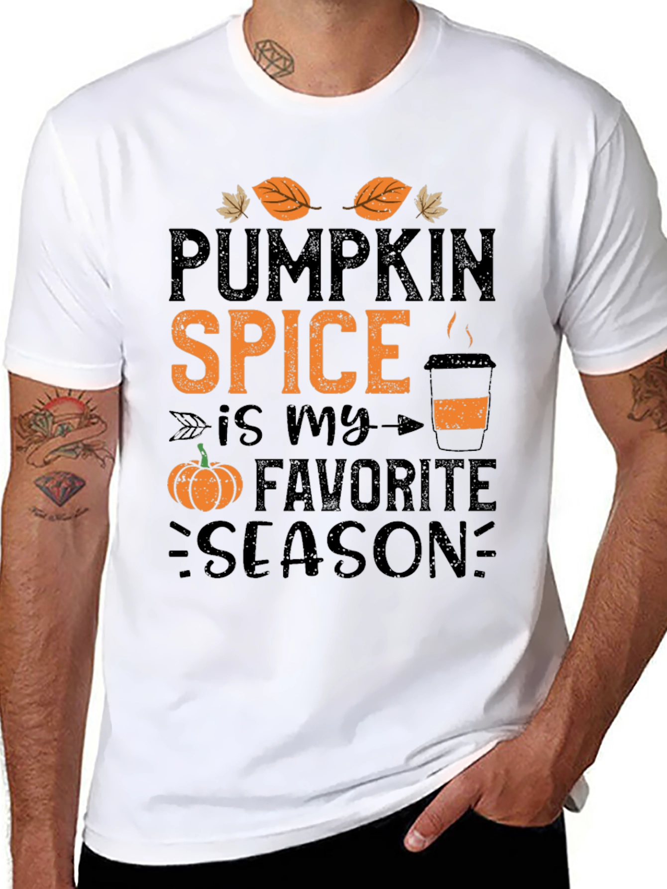 Pumpkin Spice Season Graphic Tee Fall Apparel