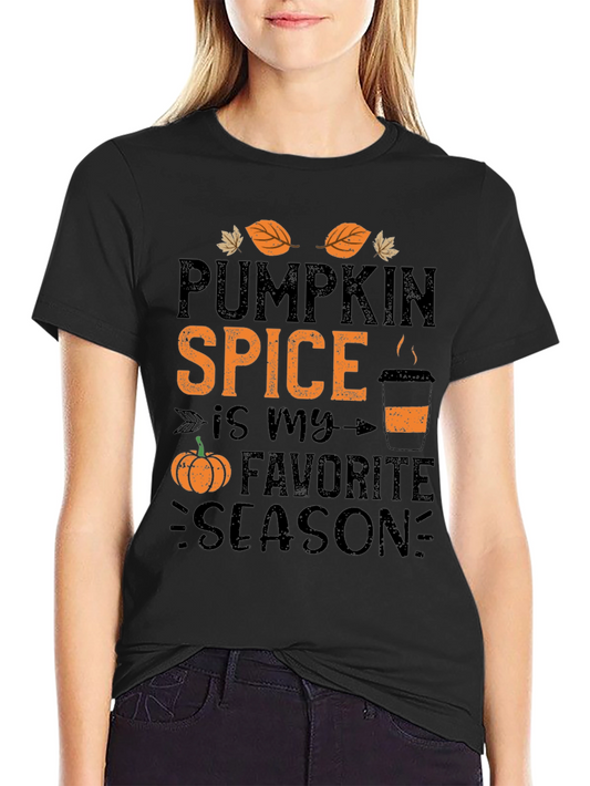 Pumpkin Spice Season Graphic Tee Fall Apparel