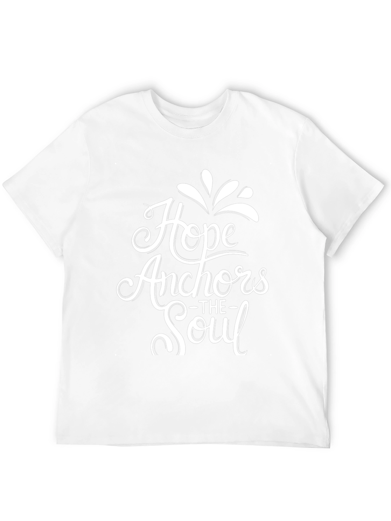Hope Anchors The Soul Black T-Shirt