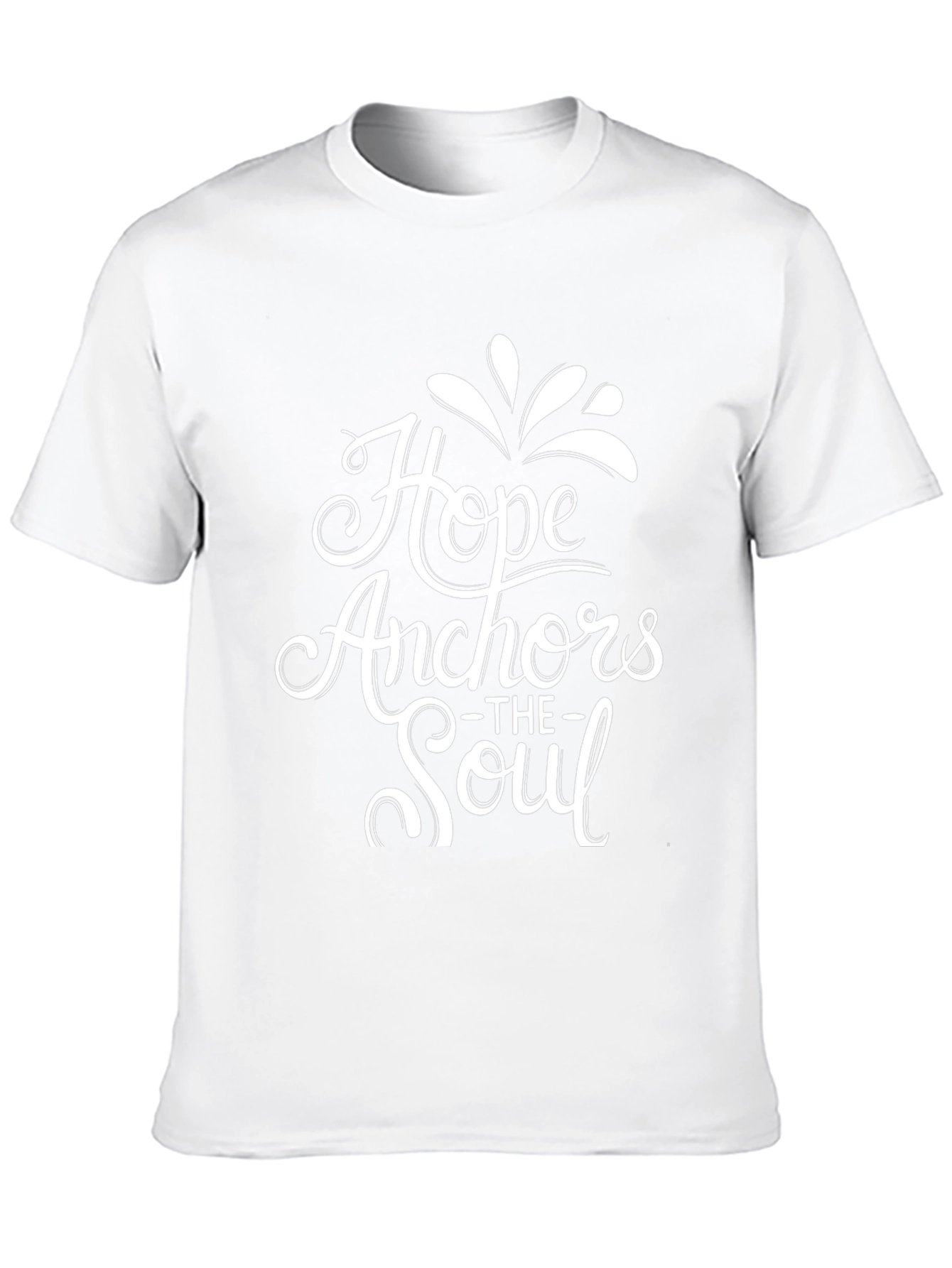 Hope Anchors The Soul Black T-Shirt