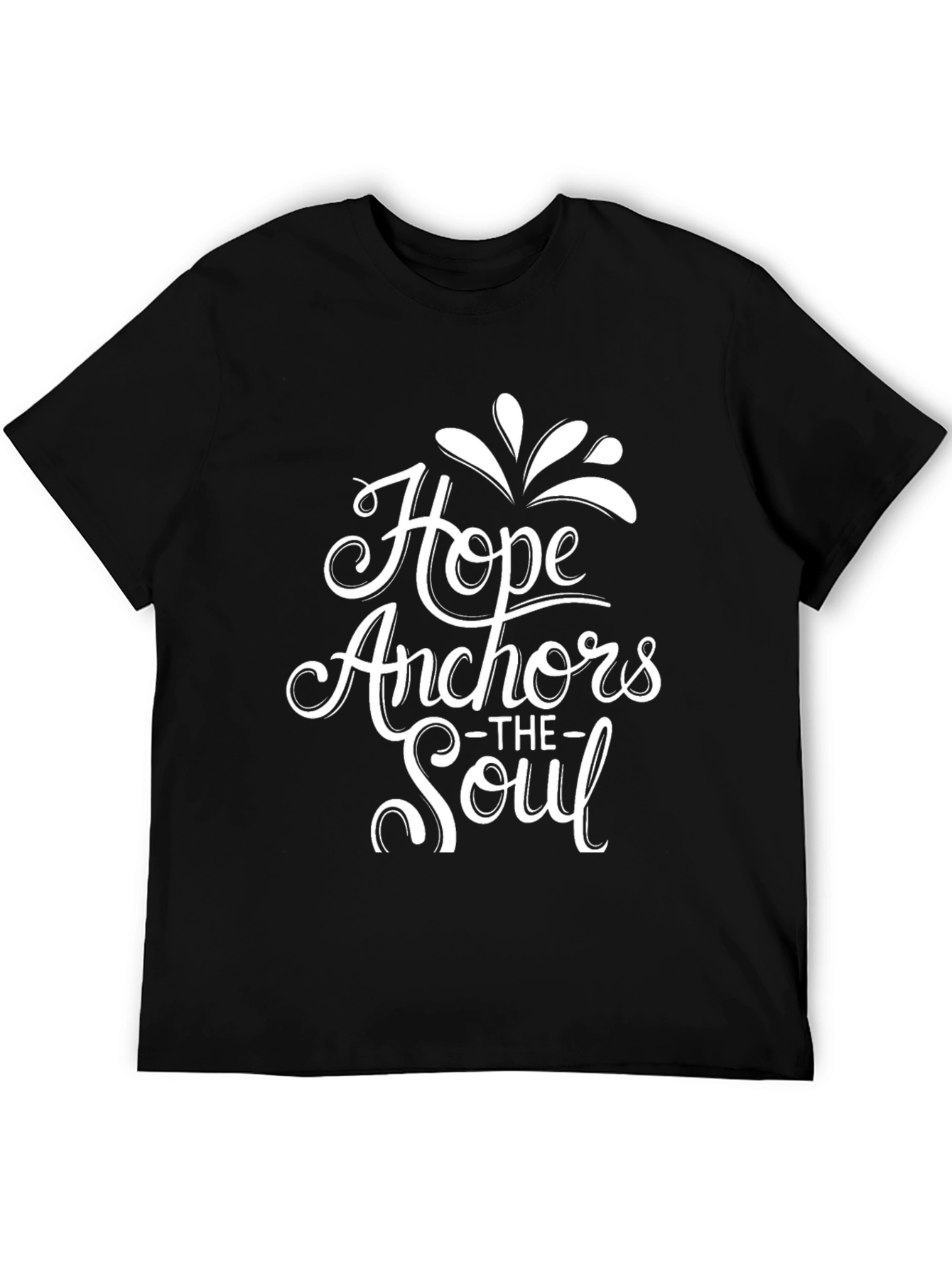 Hope Anchors The Soul Black T-Shirt