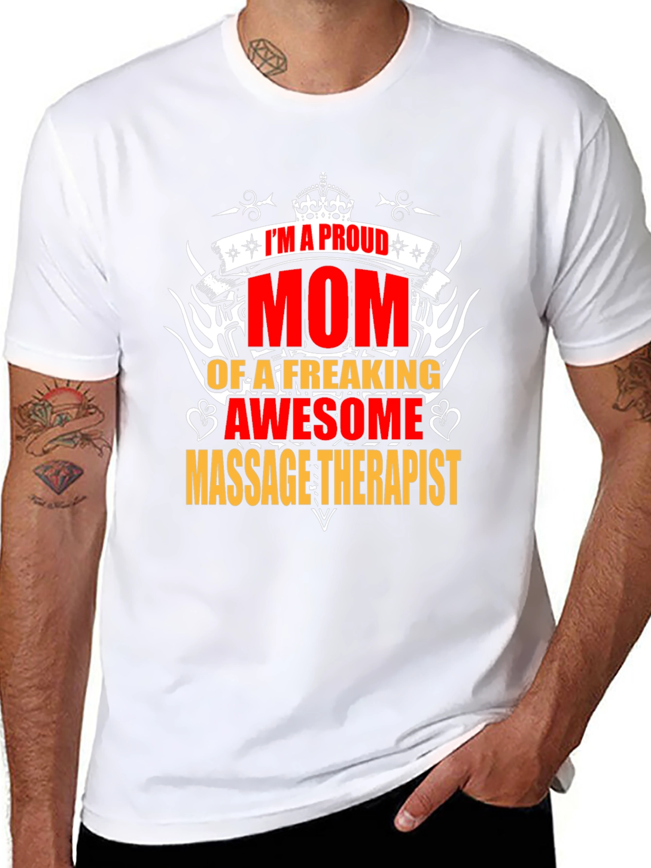 Proud Mom of Massage Therapist - Graphic T-Shirt