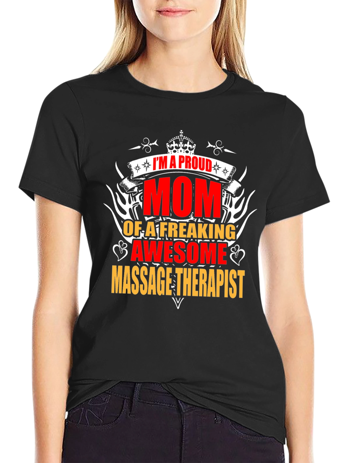 Proud Mom of Massage Therapist - Graphic T-Shirt